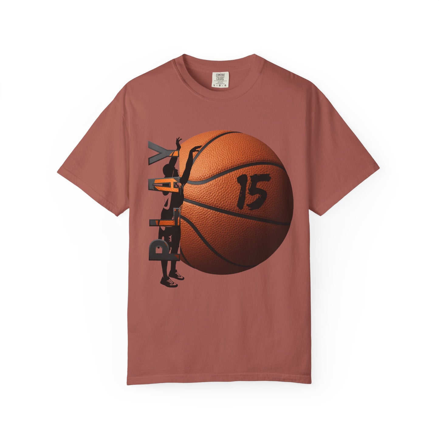 PERSONALIZE Unisex Basketball Garment-Dyed T-shirt Always in Play Mode