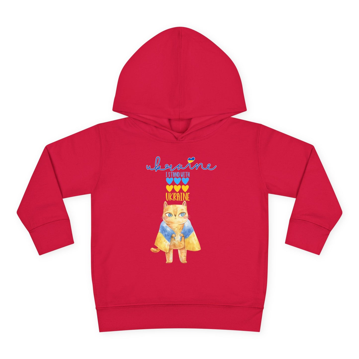 Toddler Pride in Blue & Yellow Fleece Hoodie