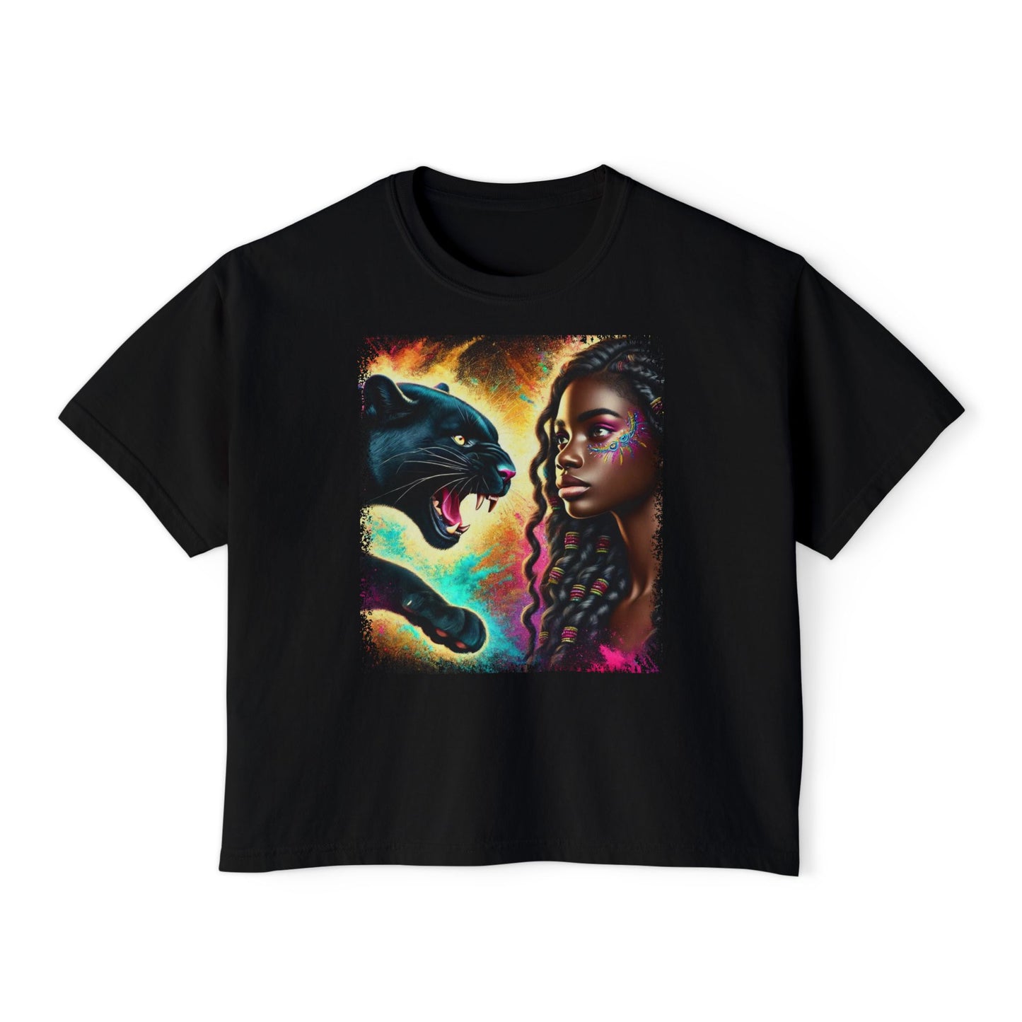 PERSONALIZE Wild Meets Willed - Oversized Boxy Fit Graphic T-shirt