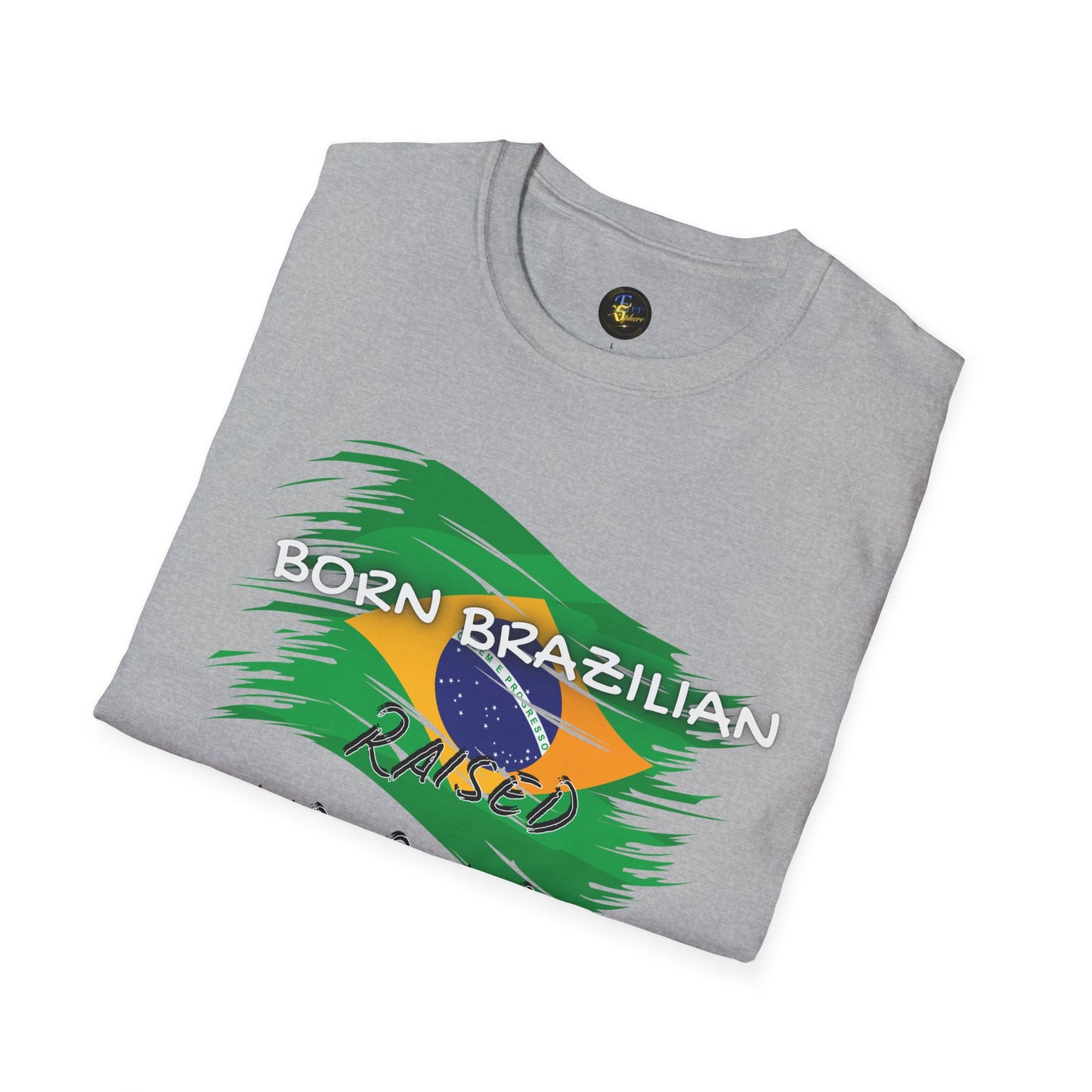 PERSONALIZE Born Brazilian Unisex Cotton T-Shirt - Independent Spirit Tee