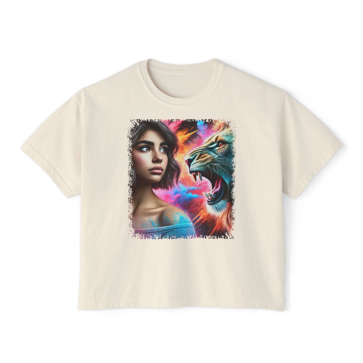 PERSONALIZE Daughter of the Wild - Oversized Boxy Fit Graphic T-shirt