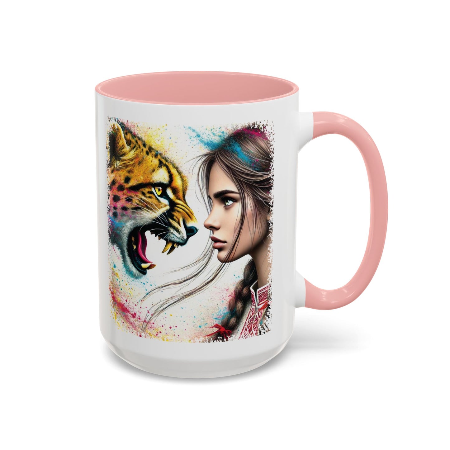 Ukrainian Wild Spirit Girl Mug Size 11oz, 15oz