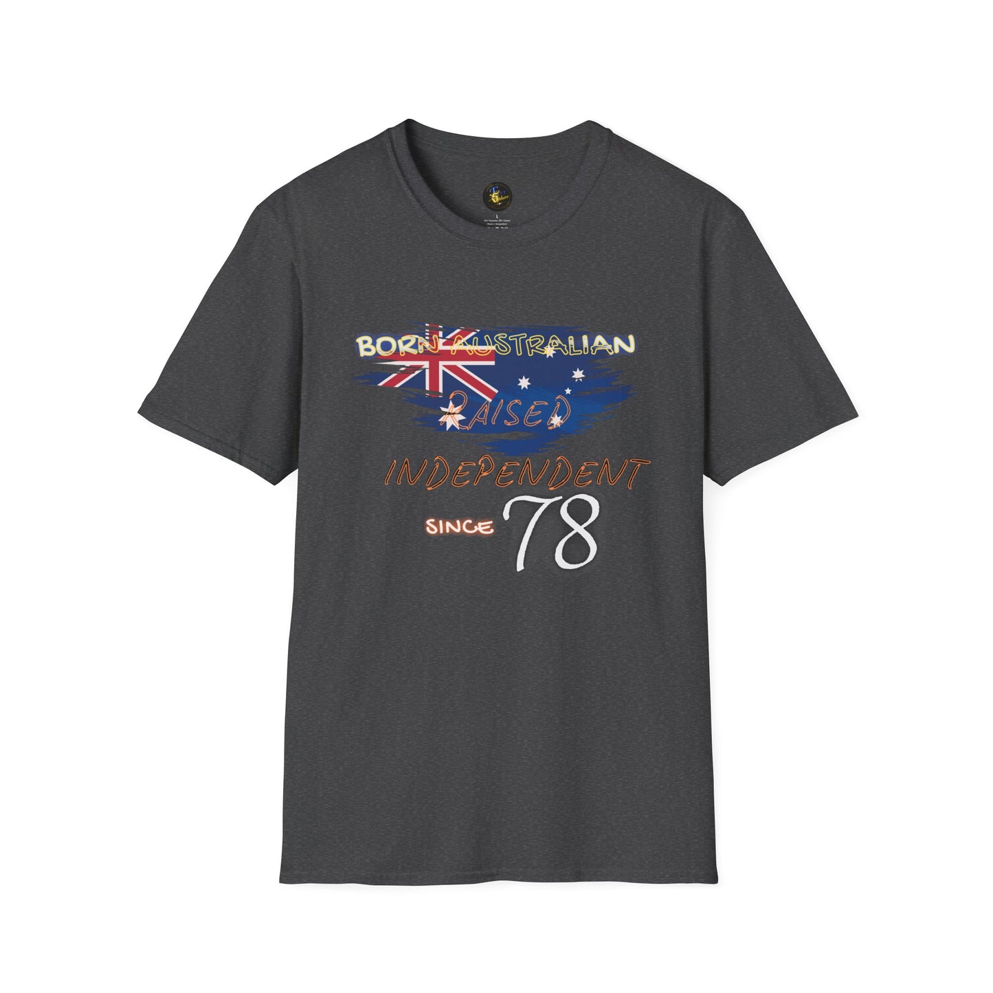 PERSONALIZE Born Australian Unisex Cotton T-Shirt - Independent Spirit Tee
