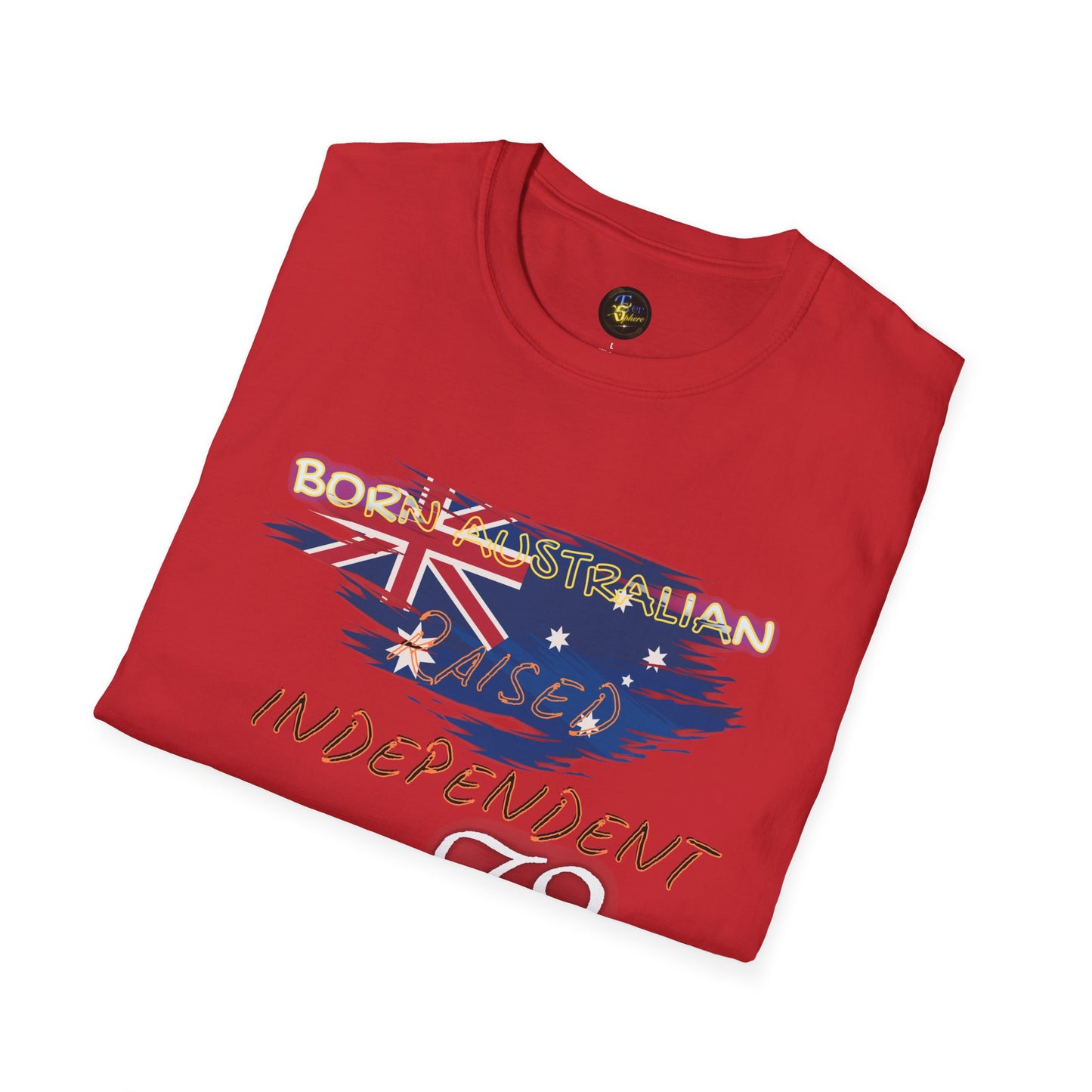 PERSONALIZE Born Australian Unisex Cotton T-Shirt - Independent Spirit Tee