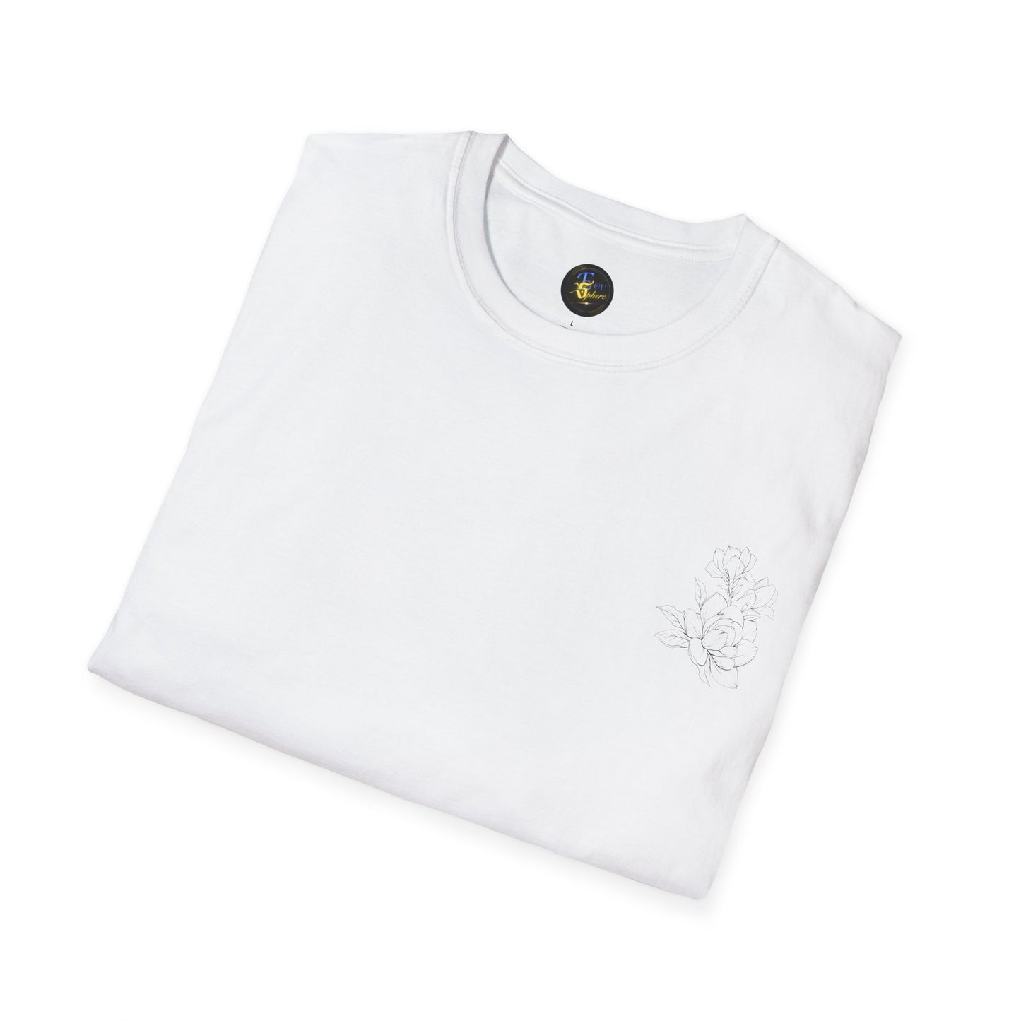 Wild Spirit Butterfly V-Neck Tee for Women