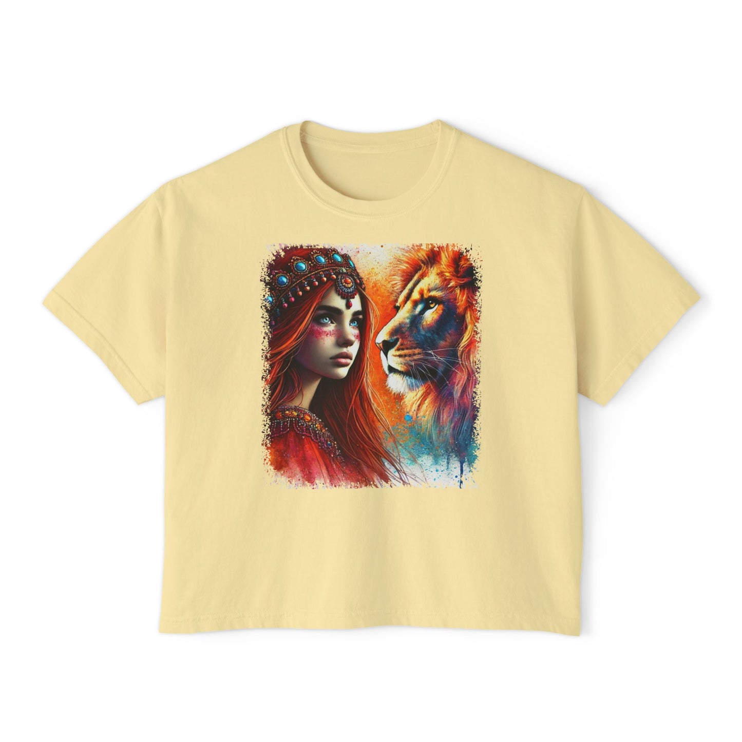 PERSONALIZE The Bold Encounter Oversized Boxy Fit Graphic T-shirt