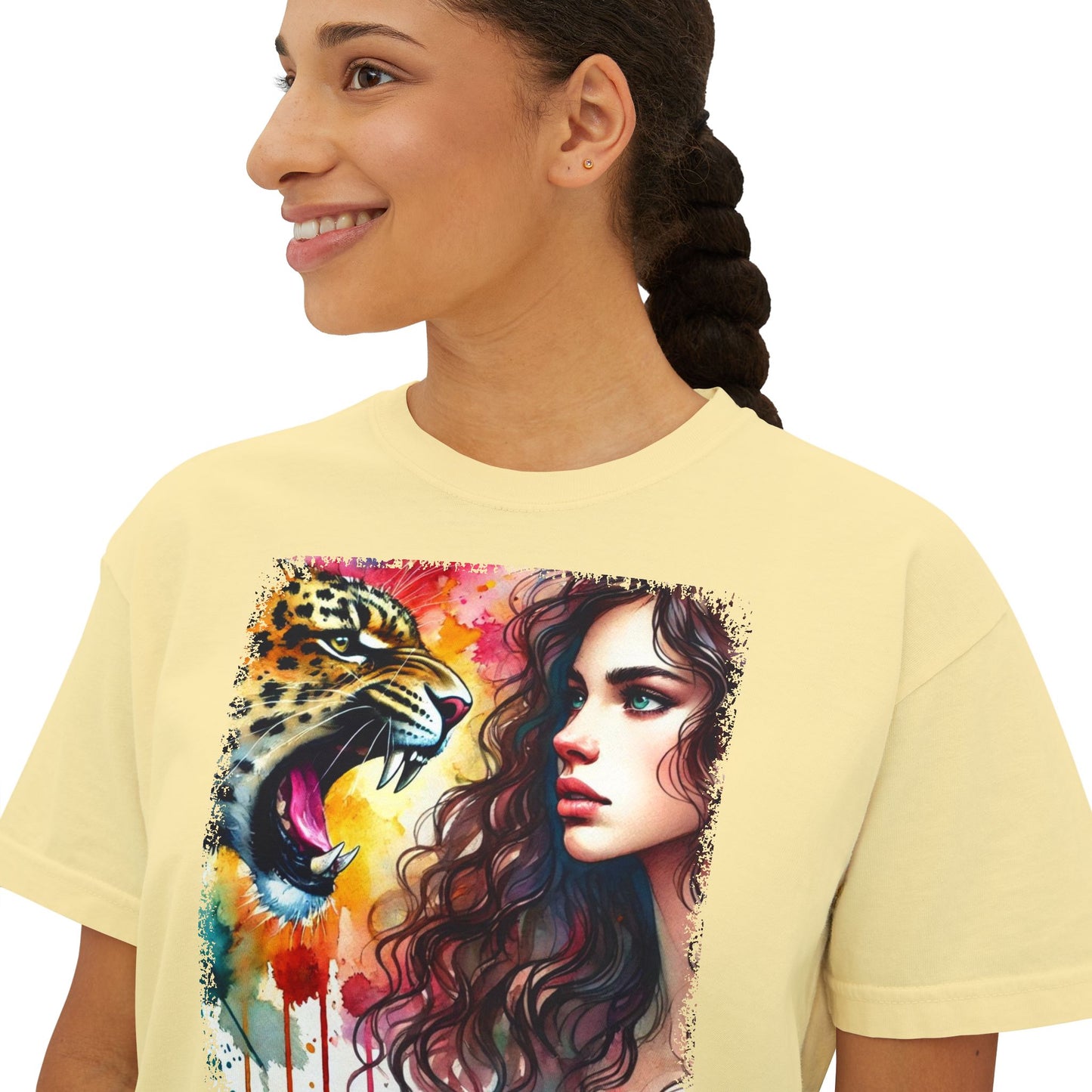 PERSONALIZE The Calm Before the Sprint - Oversized Boxy Fit Graphic T-shirt