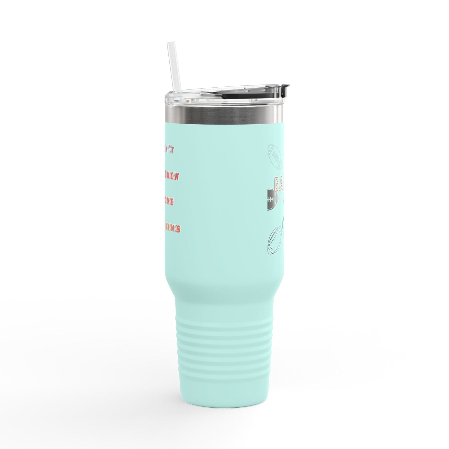 Game On Football Season Sporty Insulated Travel Mug, 40oz