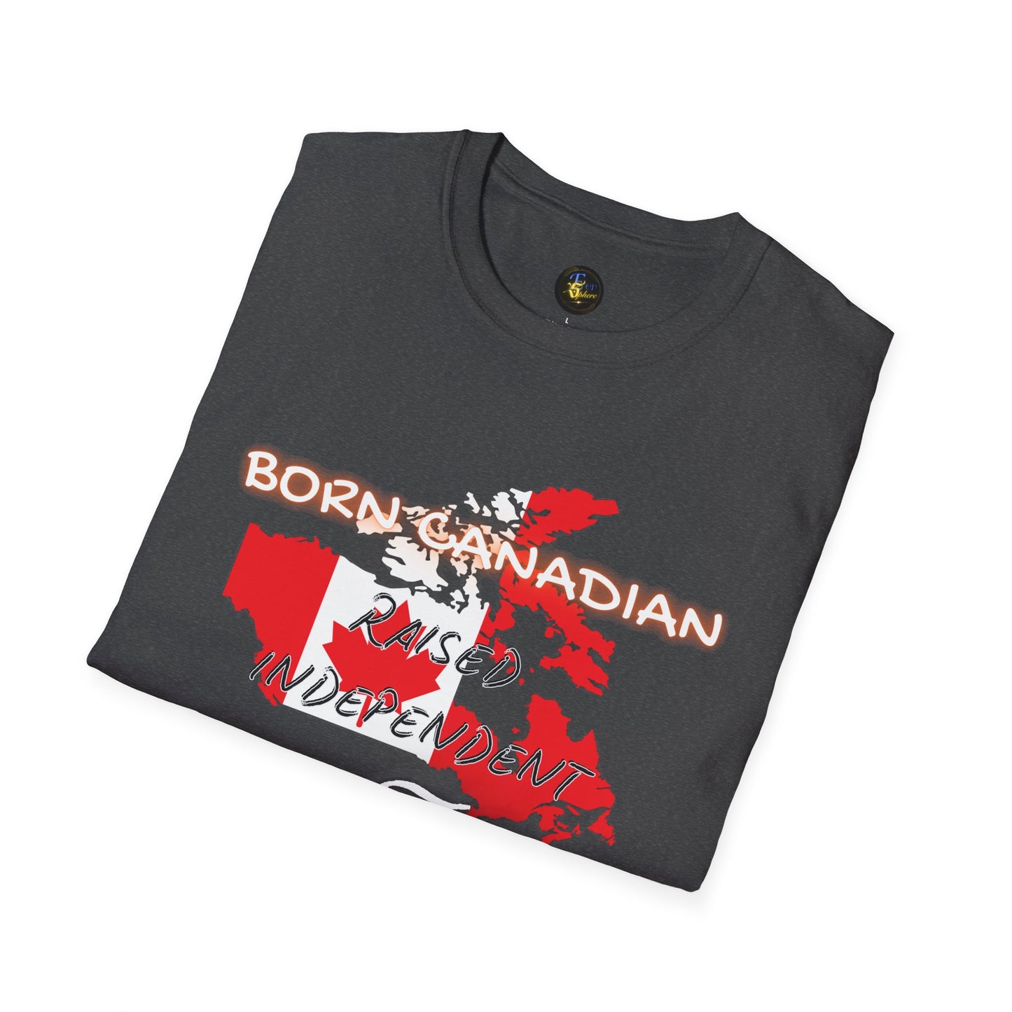 PERSONALIZE Born Canadian Unisex Cotton T-Shirt - Independent Spirit Tee