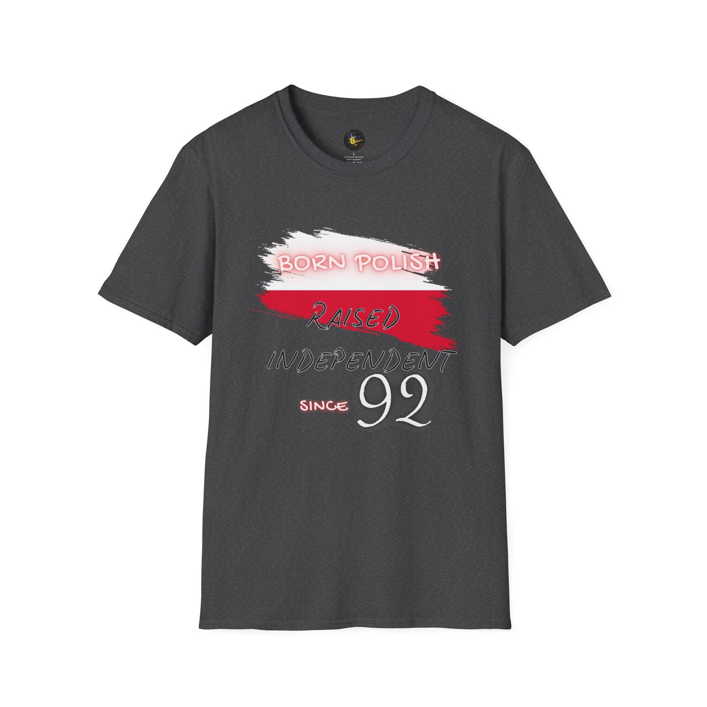 PERSONALIZE Born Polish Unisex Cotton T-Shirt - Independent Spirit Tee
