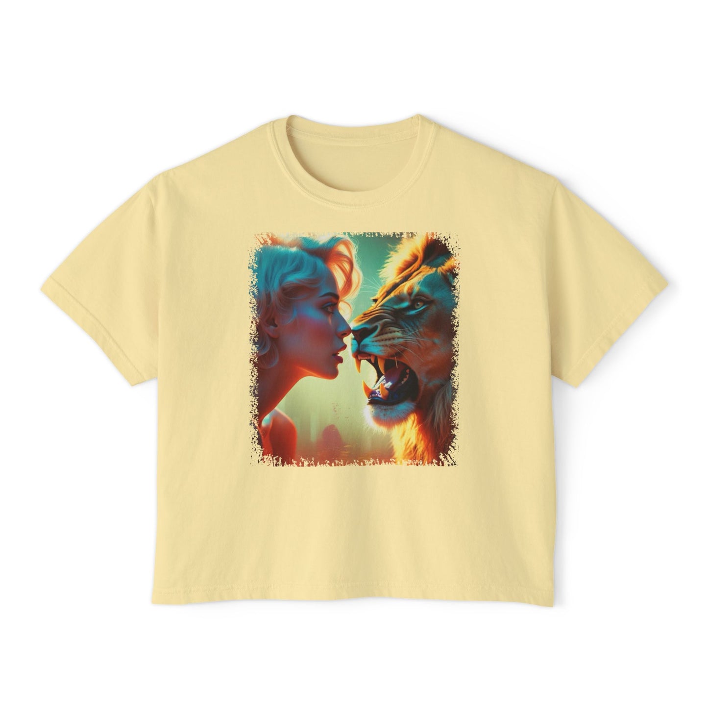 PERSONALIZE Eyes of the Unshaken - Oversized Boxy Fit Graphic T-shirt