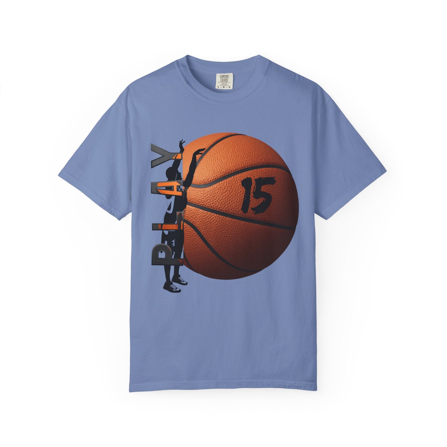 PERSONALIZE Unisex Basketball Garment-Dyed T-shirt Always in Play Mode