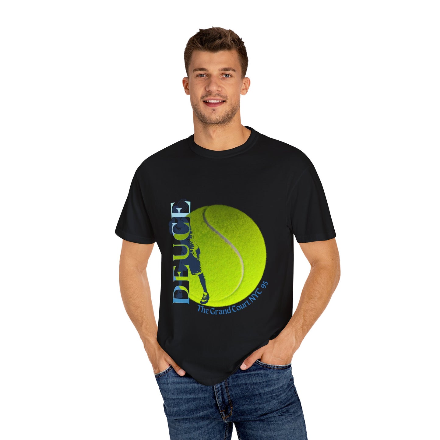 PERSONALIZE Tennis Power Play Garment-Dyed T-shirt