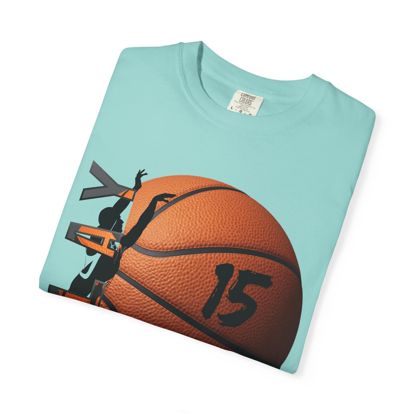 PERSONALIZE Unisex Basketball Garment-Dyed T-shirt Always in Play Mode