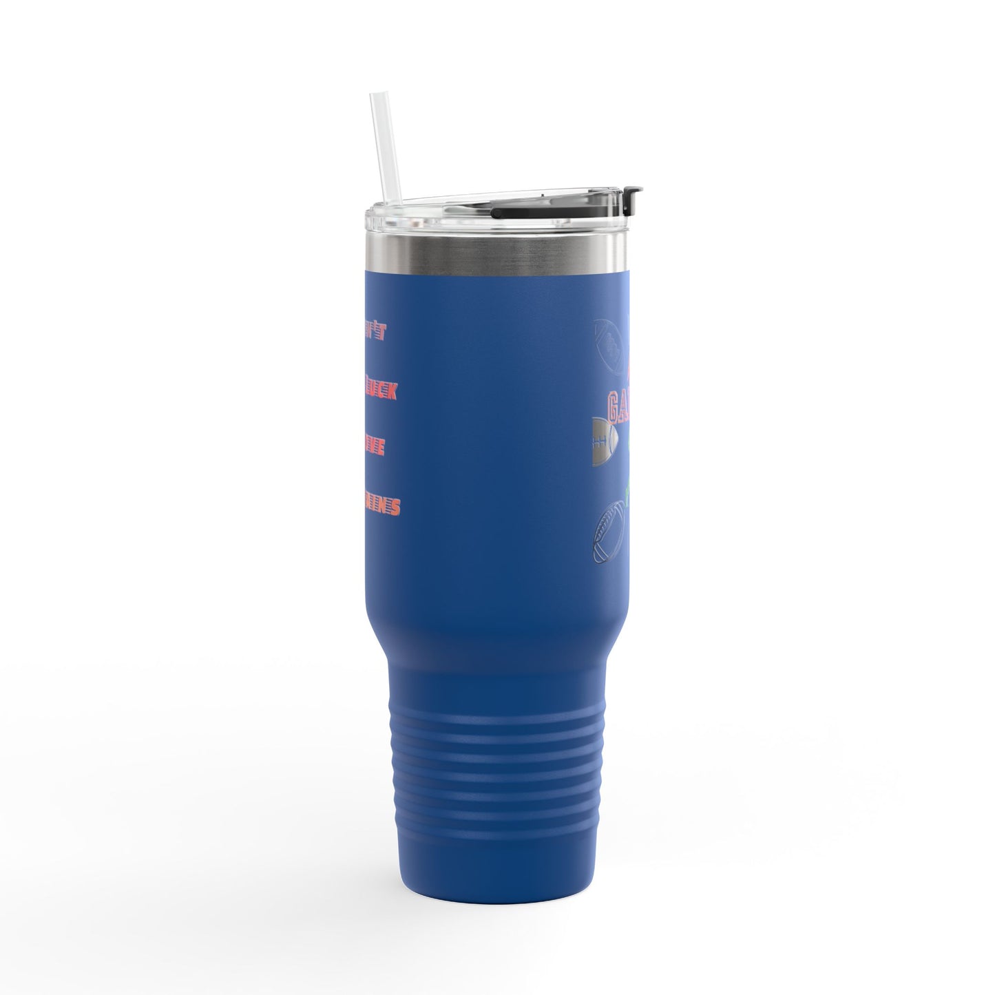 Game On Football Season Sporty Insulated Travel Mug, 40oz