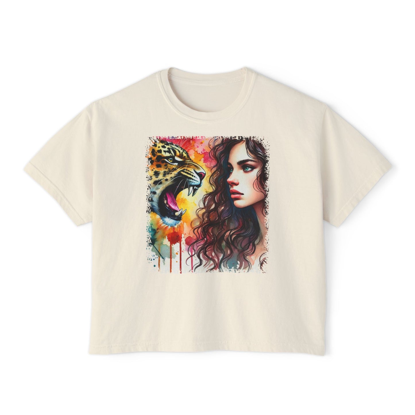 PERSONALIZE The Calm Before the Sprint - Oversized Boxy Fit Graphic T-shirt