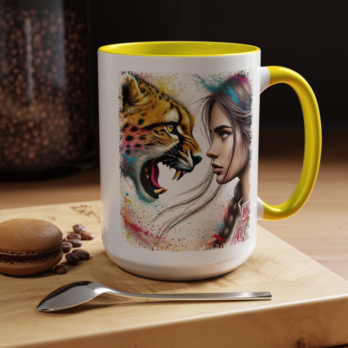 Ukrainian Wild Spirit Girl Mug Size 11oz, 15oz