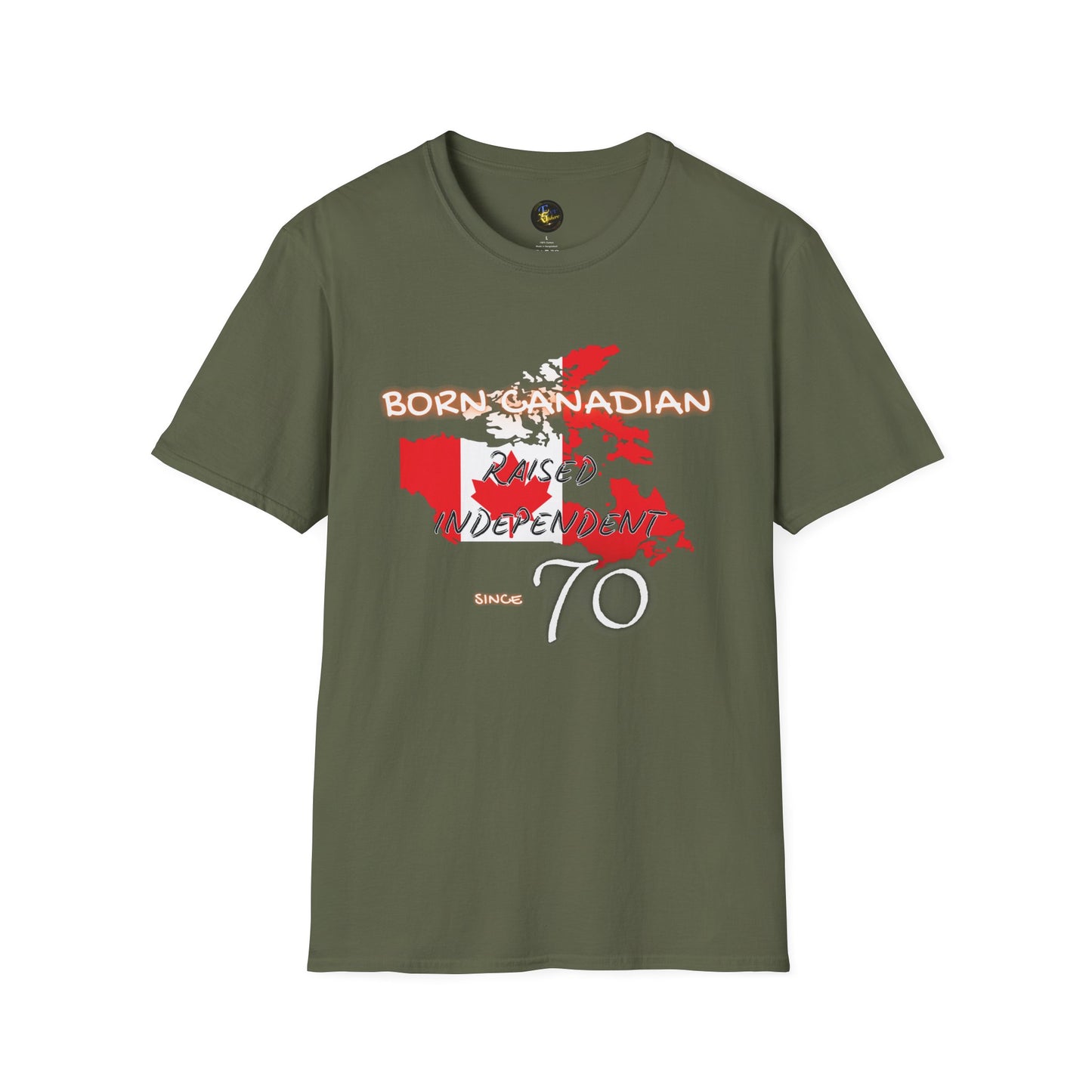 PERSONALIZE Born Canadian Unisex Cotton T-Shirt - Independent Spirit Tee