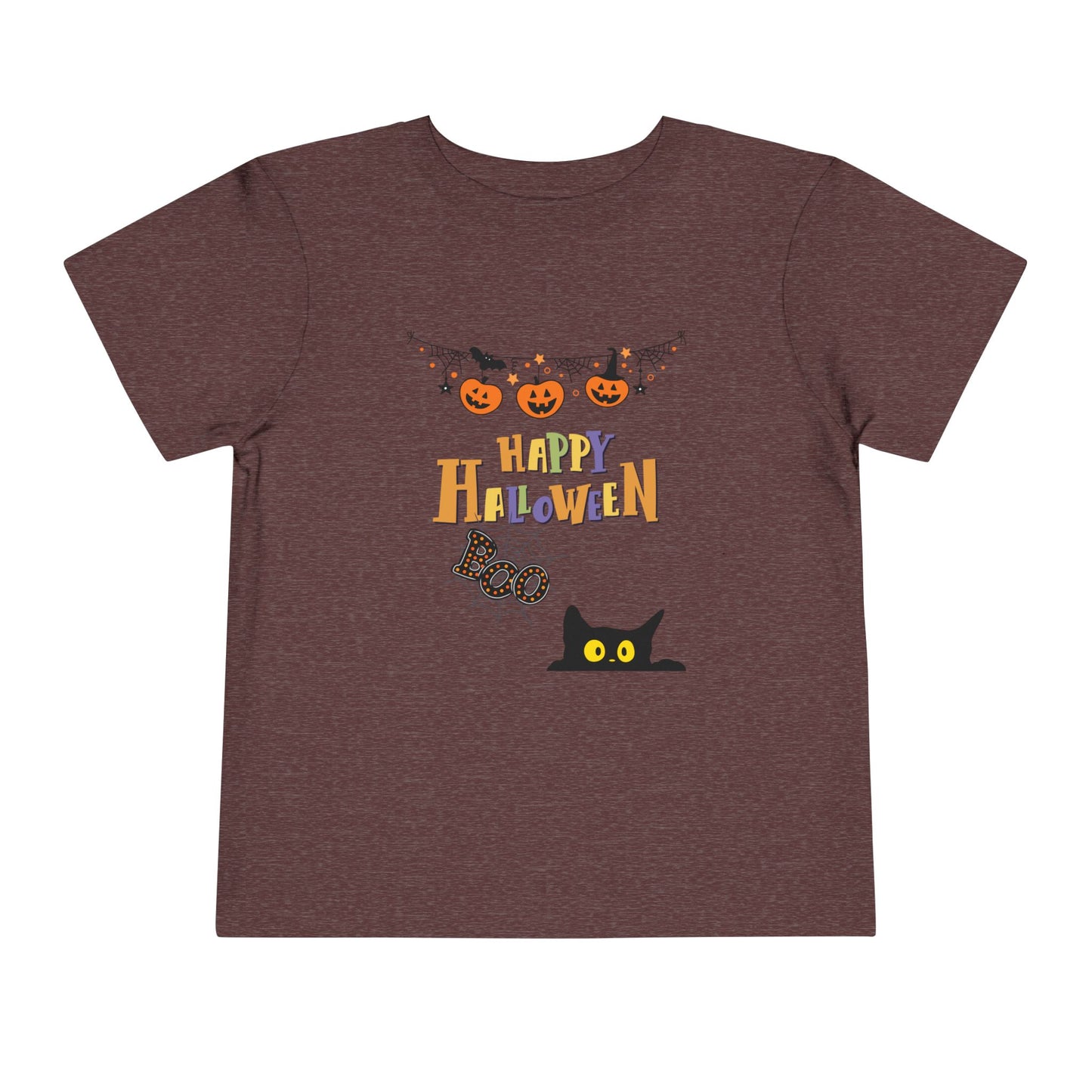 Toddler Black Cat & Pumpkin Patch Tee