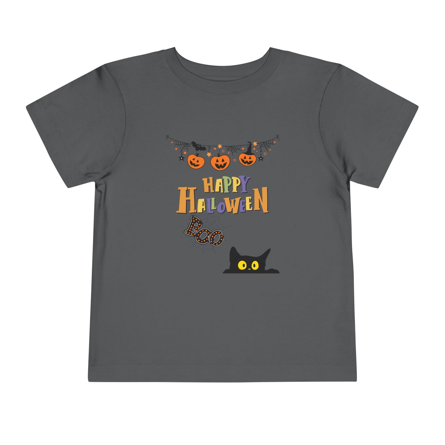 Toddler Black Cat & Pumpkin Patch Tee
