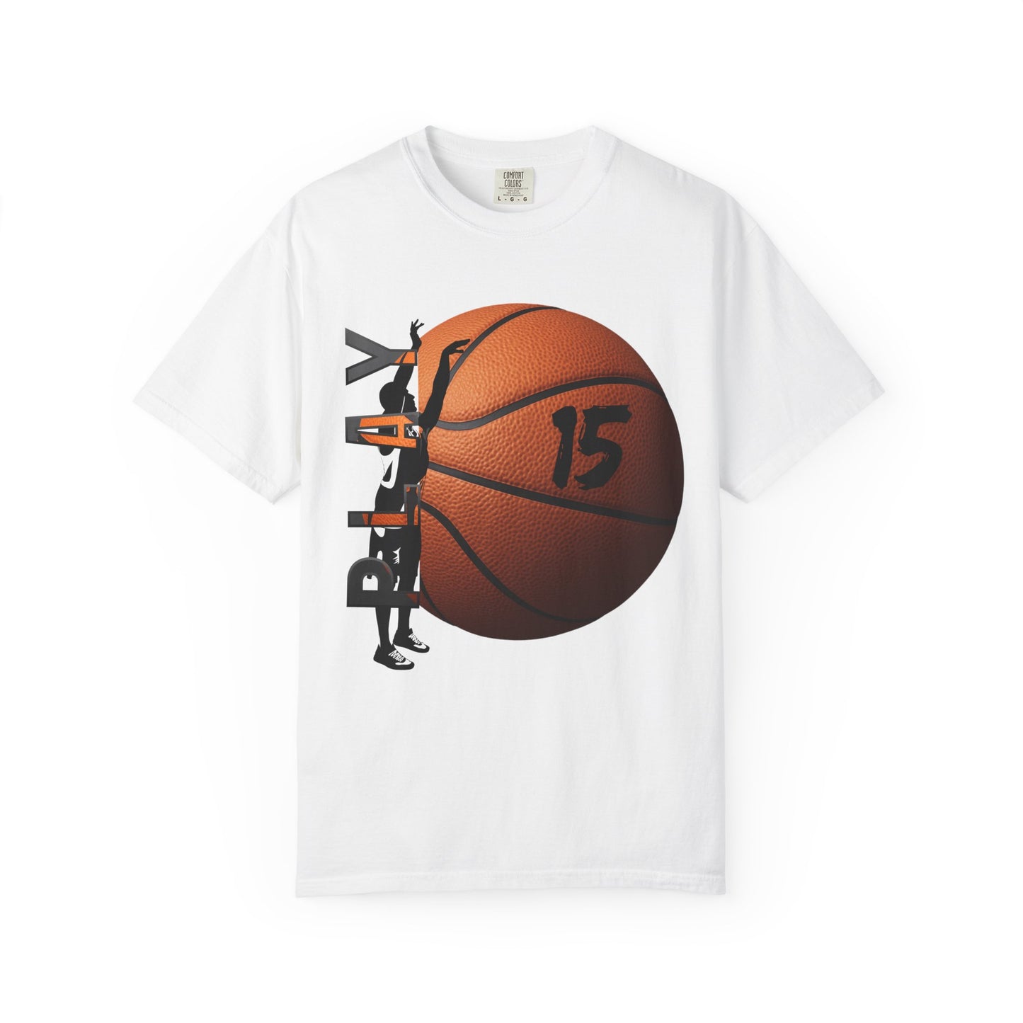 PERSONALIZE Unisex Basketball Garment-Dyed T-shirt Always in Play Mode