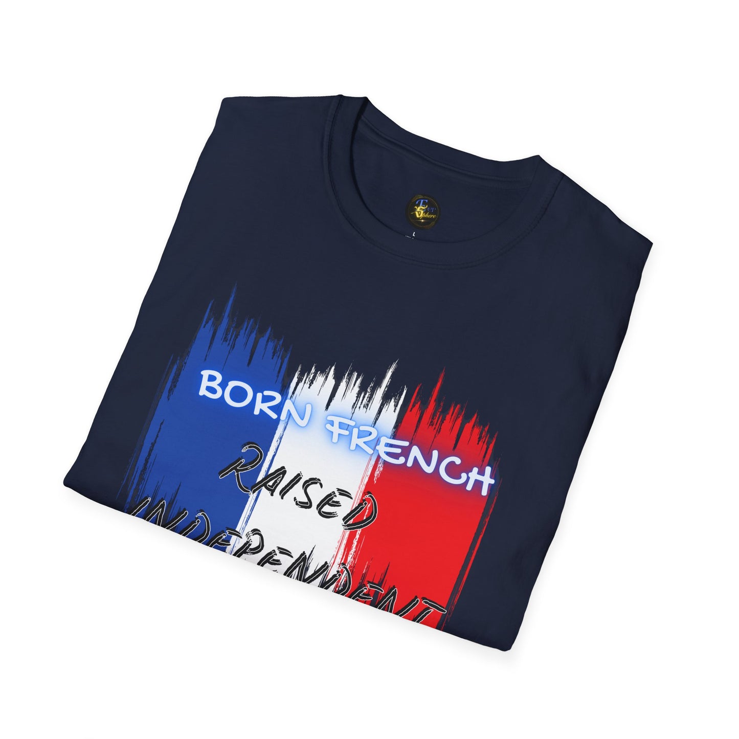 PERSONALIZE Born French Unisex Cotton T-Shirt - Independent Spirit Tee