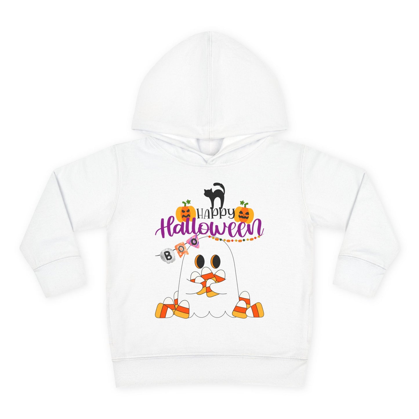 Toddler Candy Ghost Cutie Fleece Hoodie