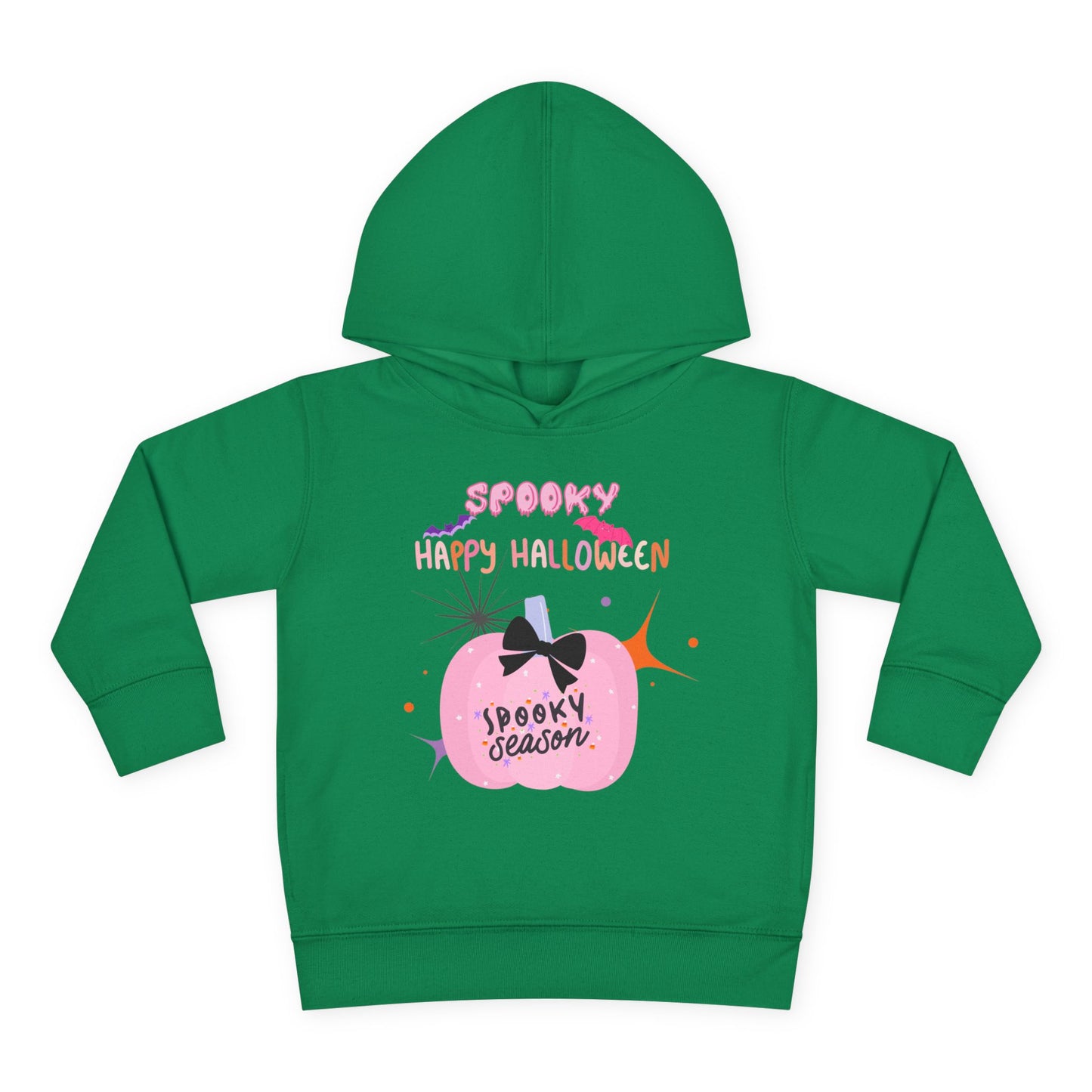 Toddler Pretty in Pink Spooky Season Fleece Hoodie