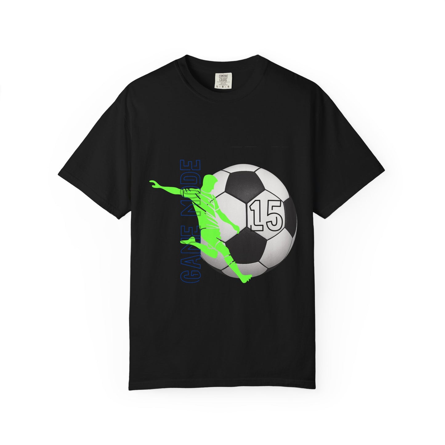 Personalize Unisex Soccer Vintage Touch Garment-Dyed T-shirt