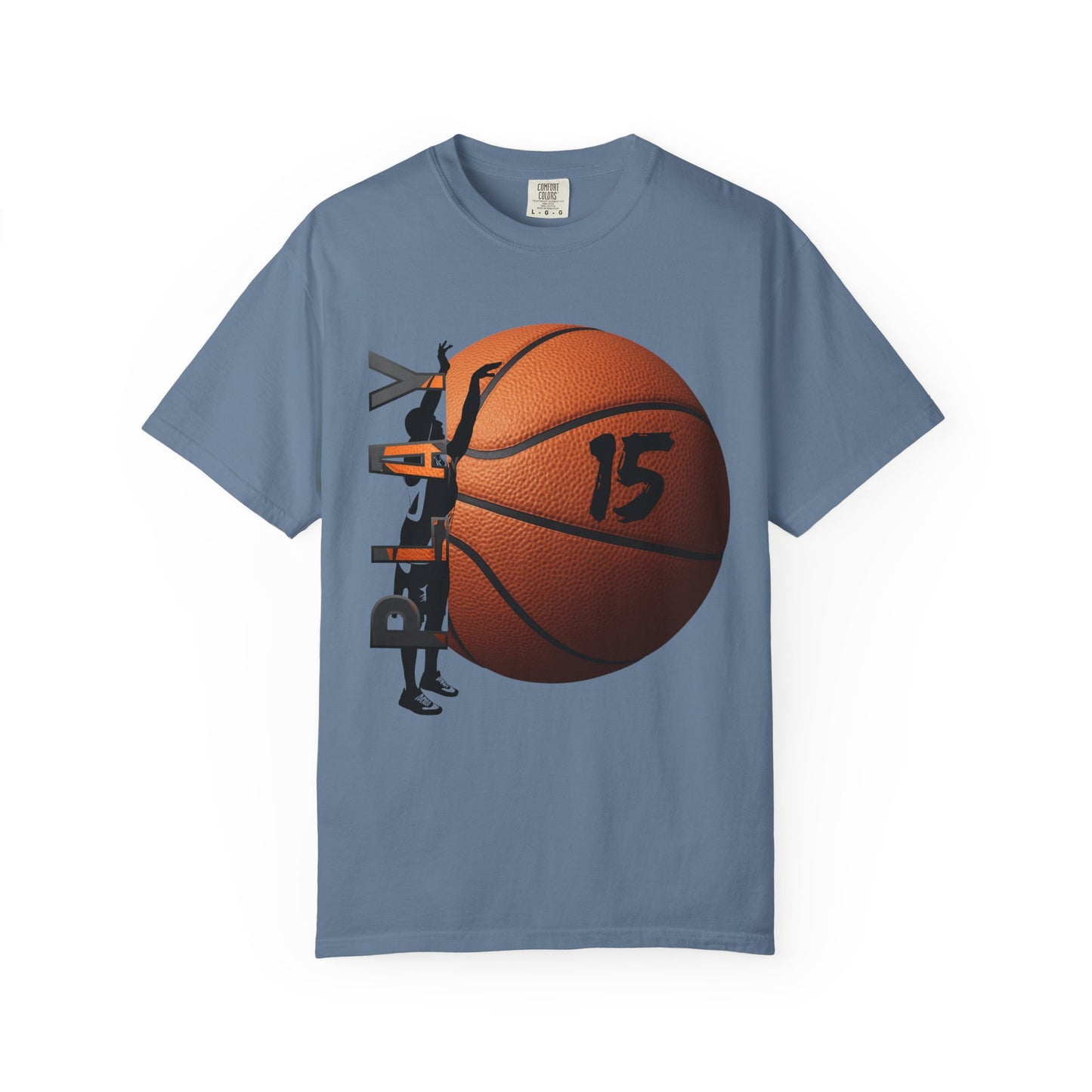 PERSONALIZE Unisex Basketball Garment-Dyed T-shirt Always in Play Mode