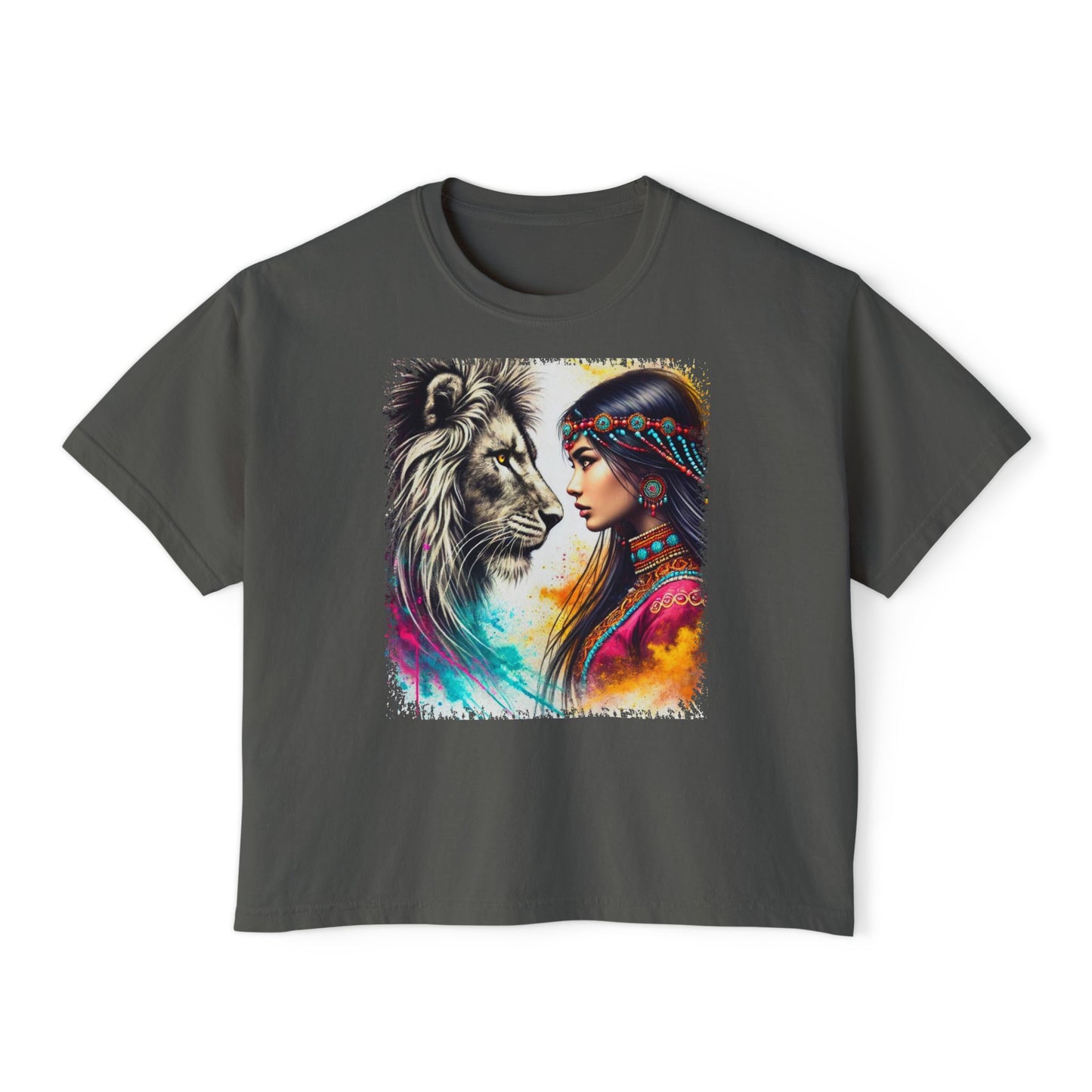 PERSONALIZE Untamed Grace Oversized Boxy Fit Graphic T-shirt