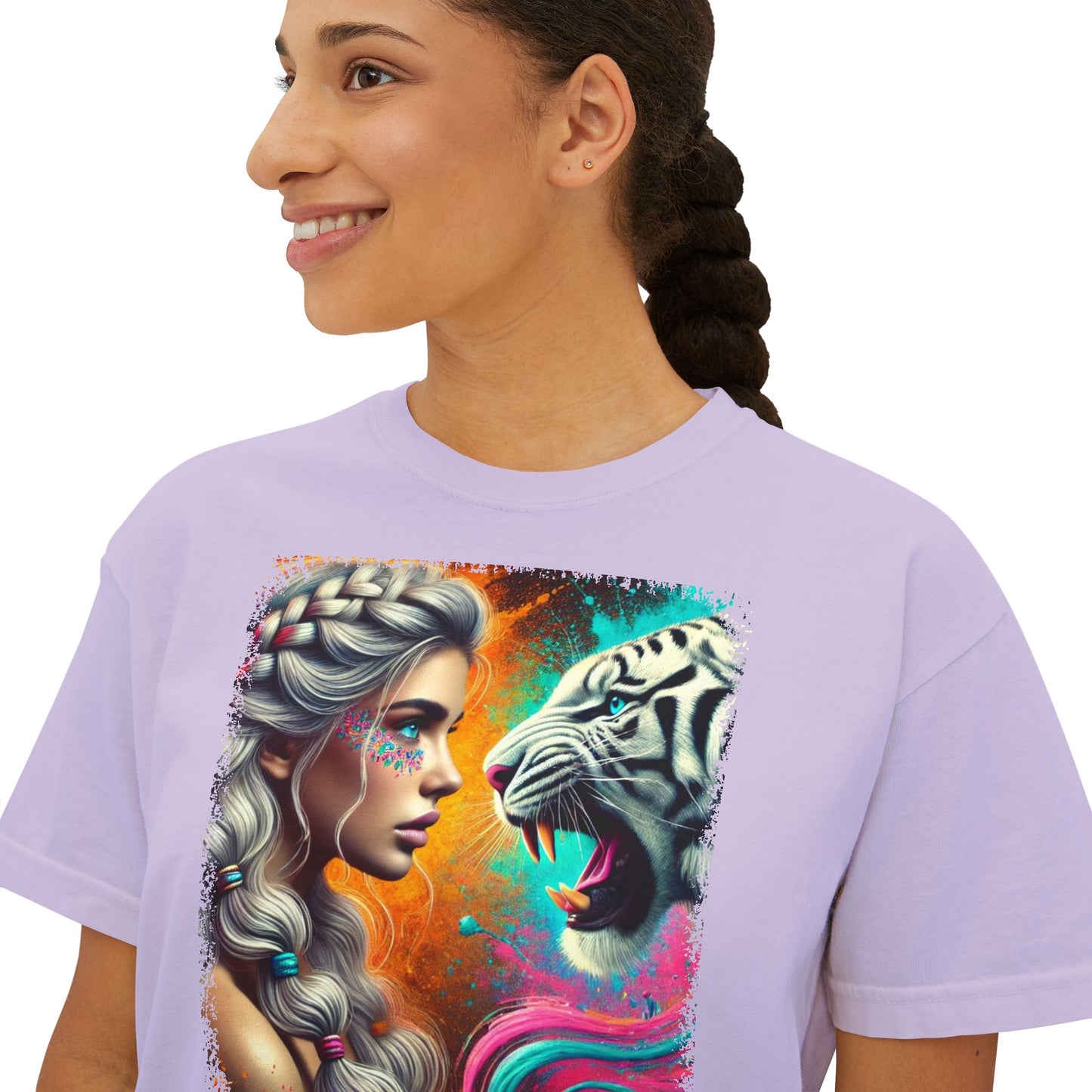 PERSONALIZE Uncaged Resolve - Oversized Boxy Fit Graphic T-shirt
