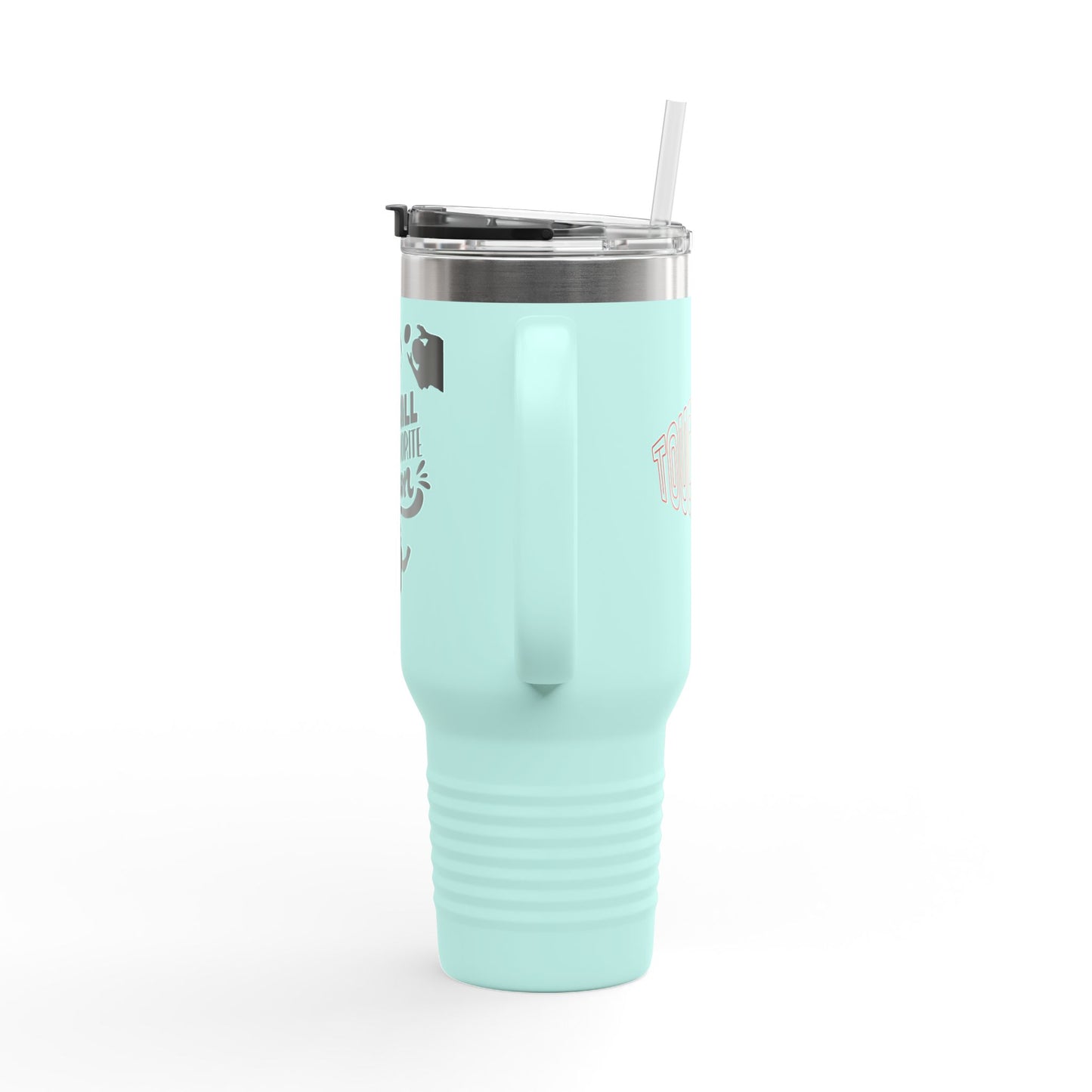 Football Season Touchdown Sporty Insulated Travel Mug, 40oz