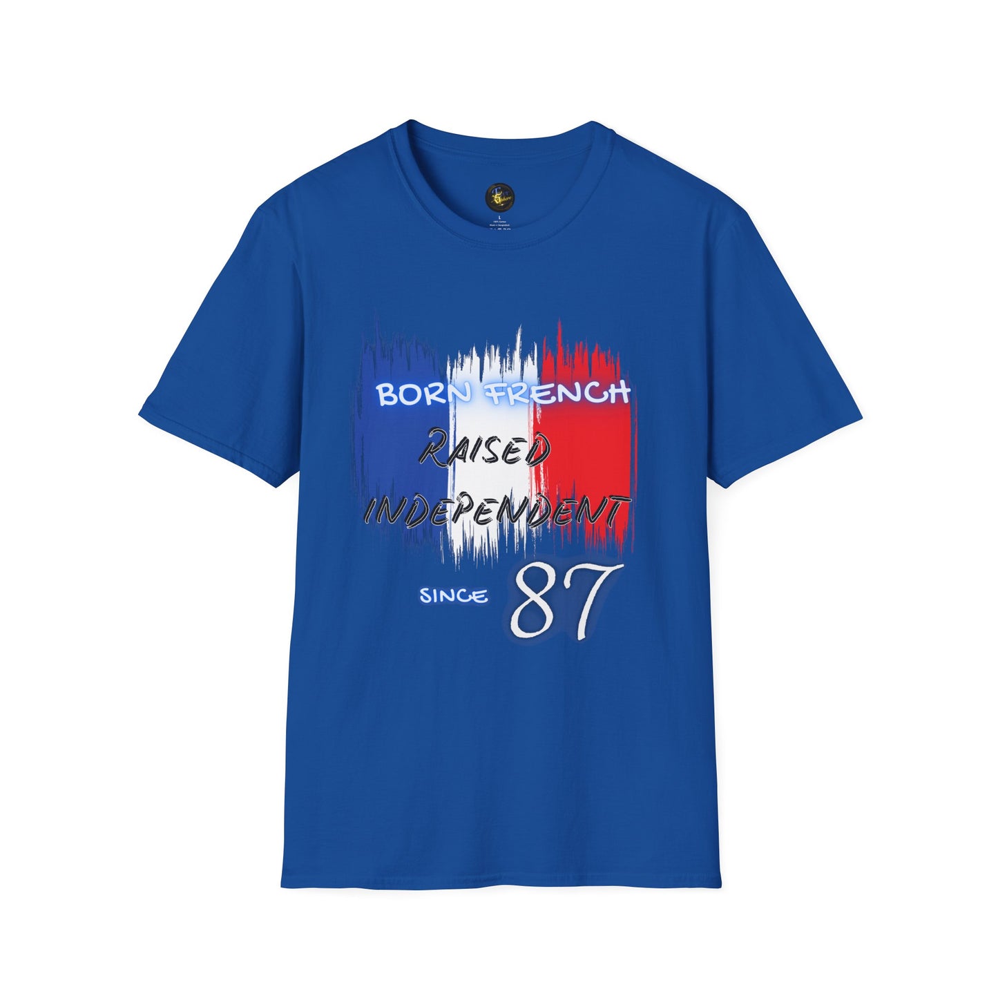 PERSONALIZE Born French Unisex Cotton T-Shirt - Independent Spirit Tee