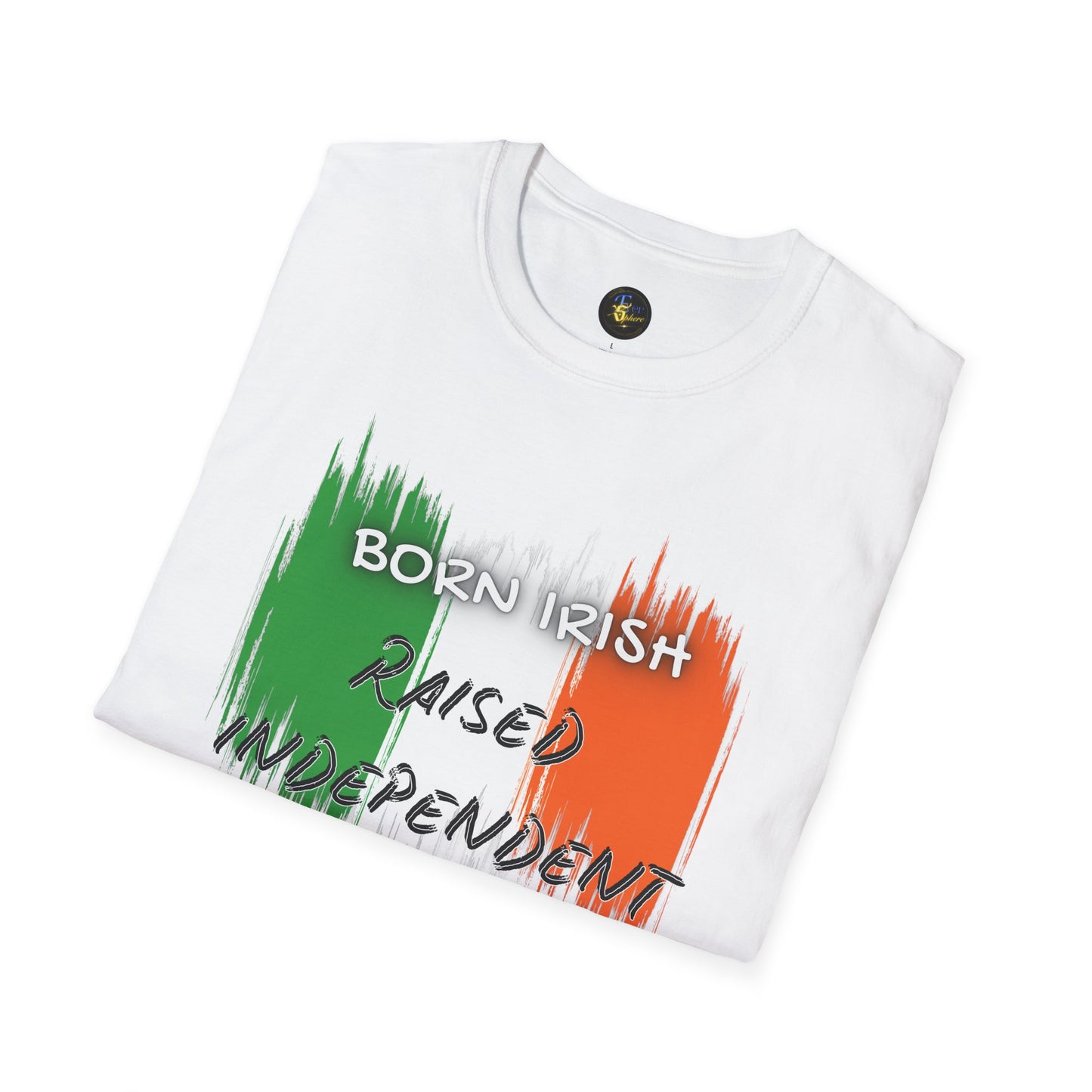 PERSONALIZE Born Irish Unisex Cotton T-Shirt - Independent Spirit Tee