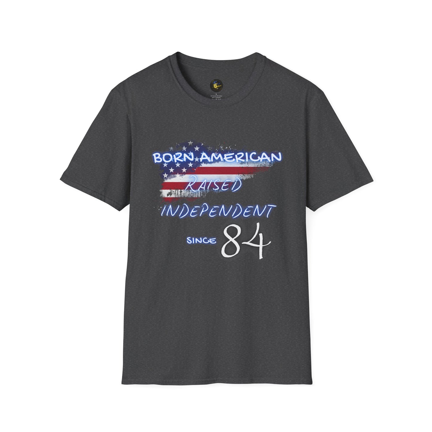 PERSONALIZE Born American Unisex Cotton T-Shirt - Independent Spirit Tee