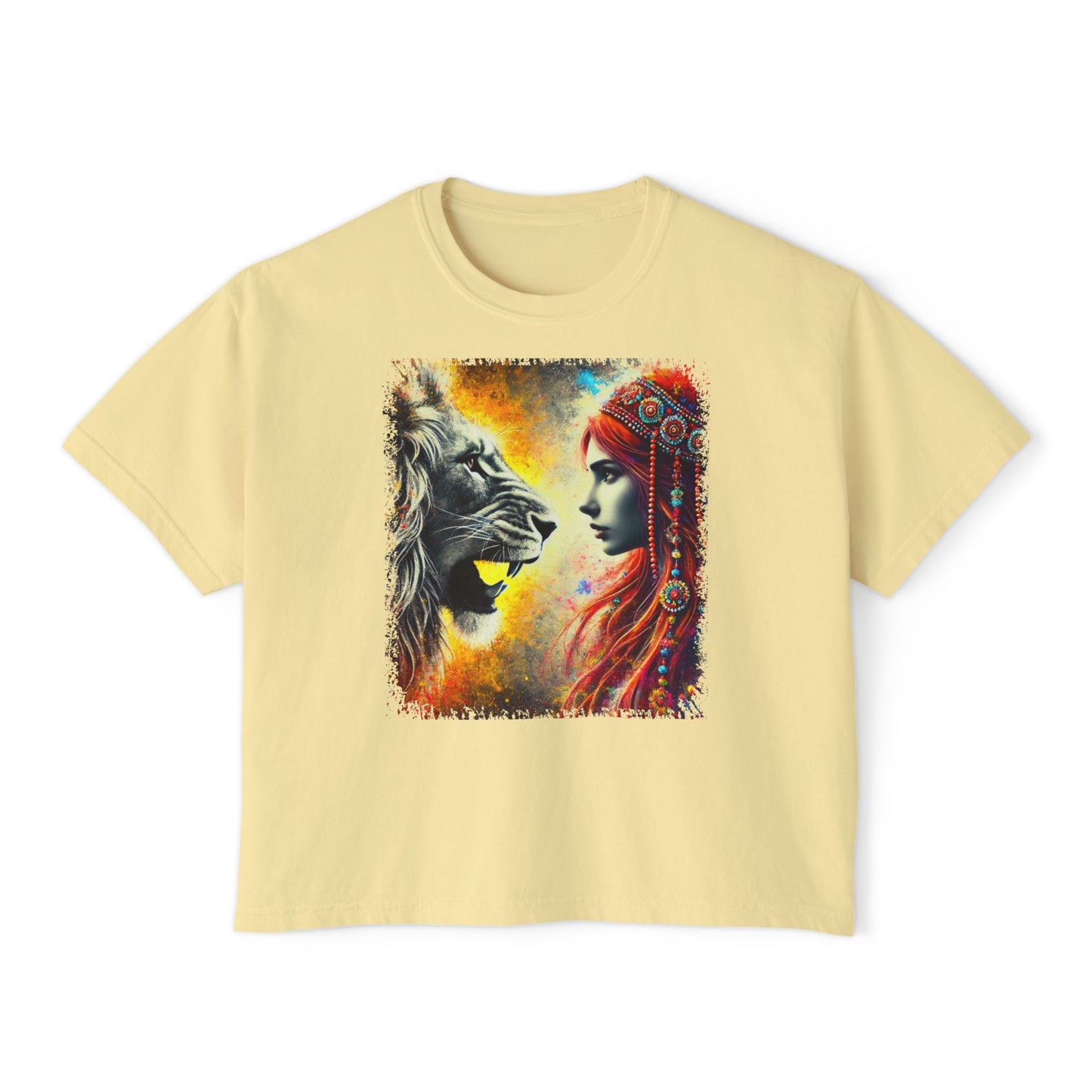 PERSONALIZE Unblinking Oversized Boxy Fit Graphic T-shirt
