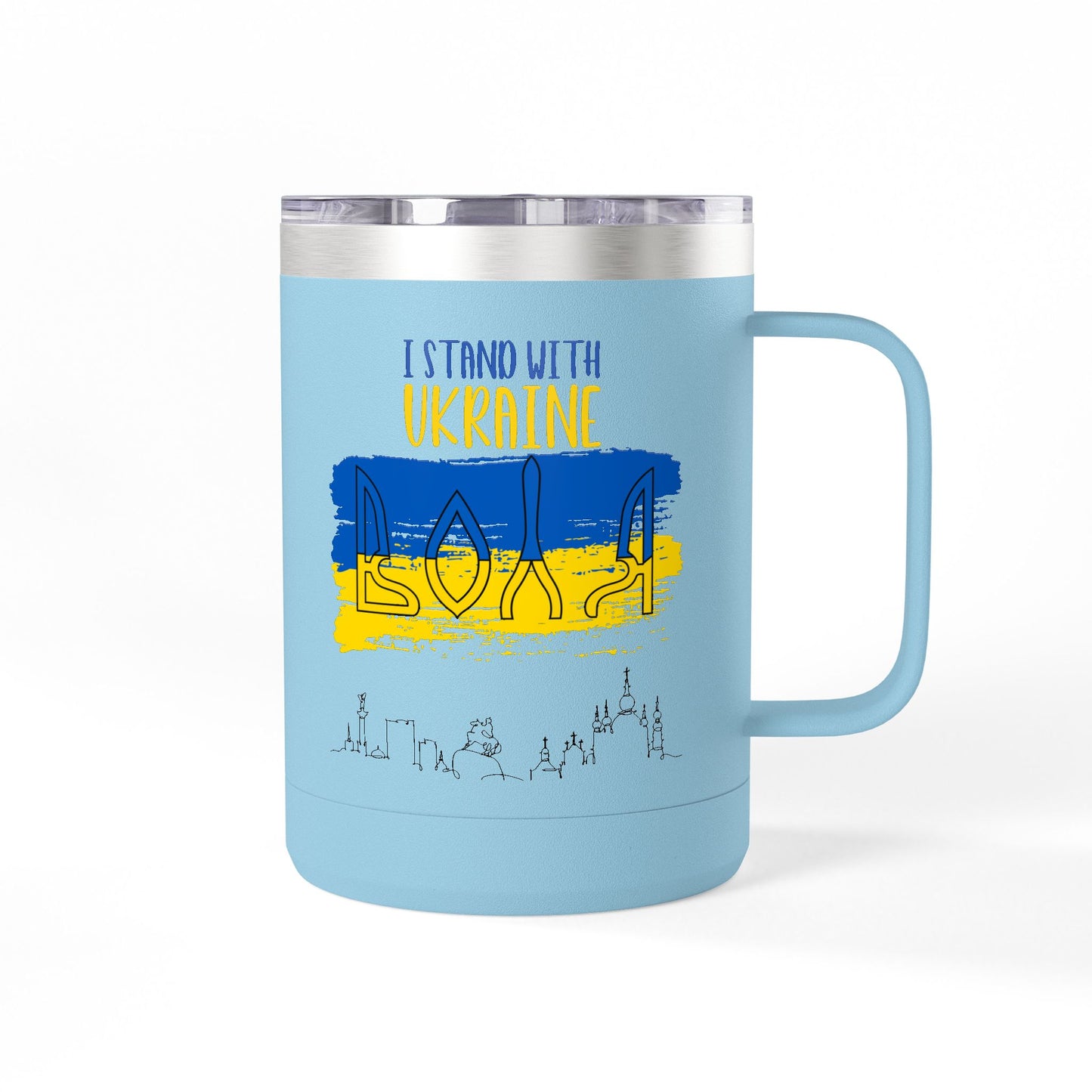 Freedom for Ukraine Mug Tumbler, 15oz