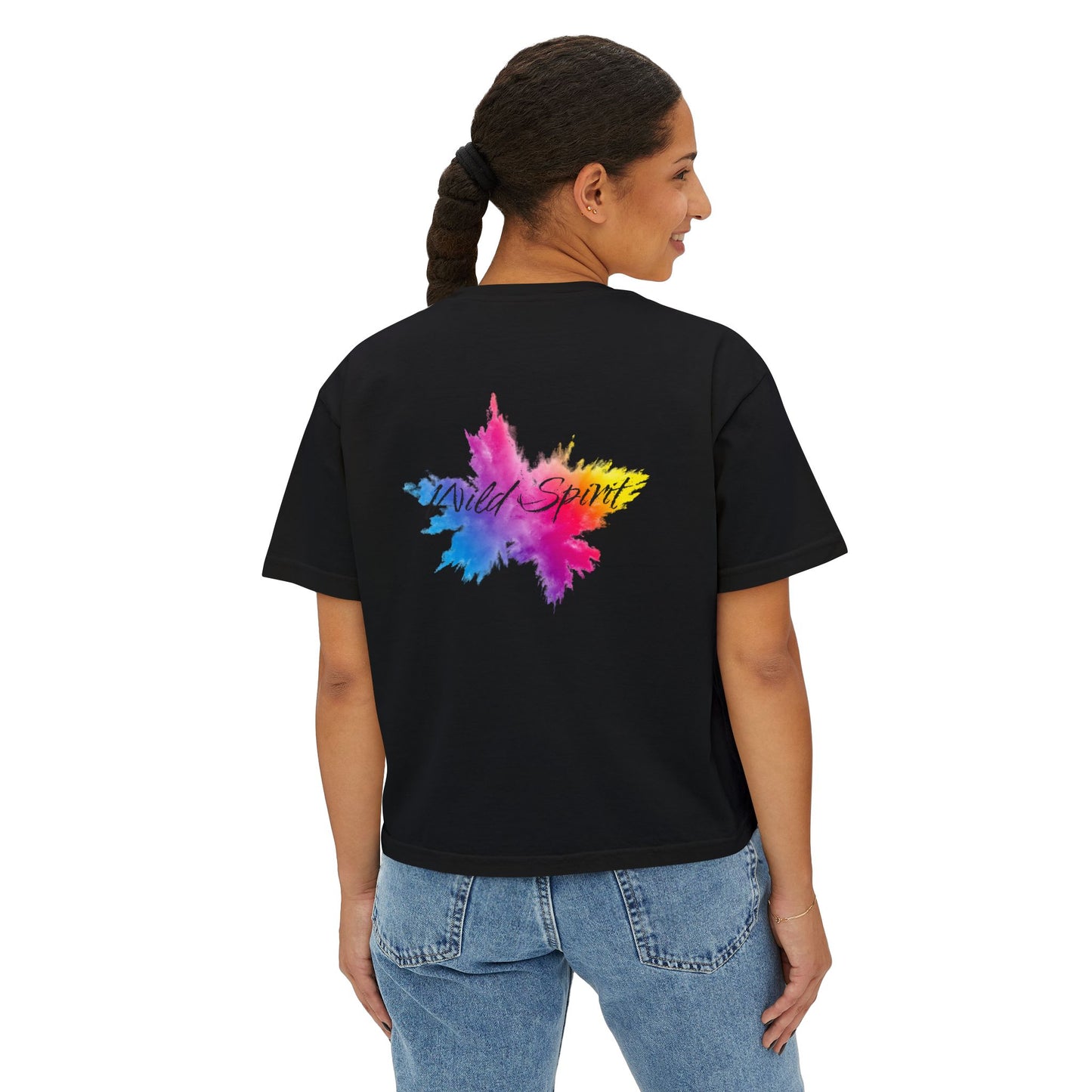 PERSONALIZE Tiger’s Mirror Oversized Boxy Fit Graphic T-shirt