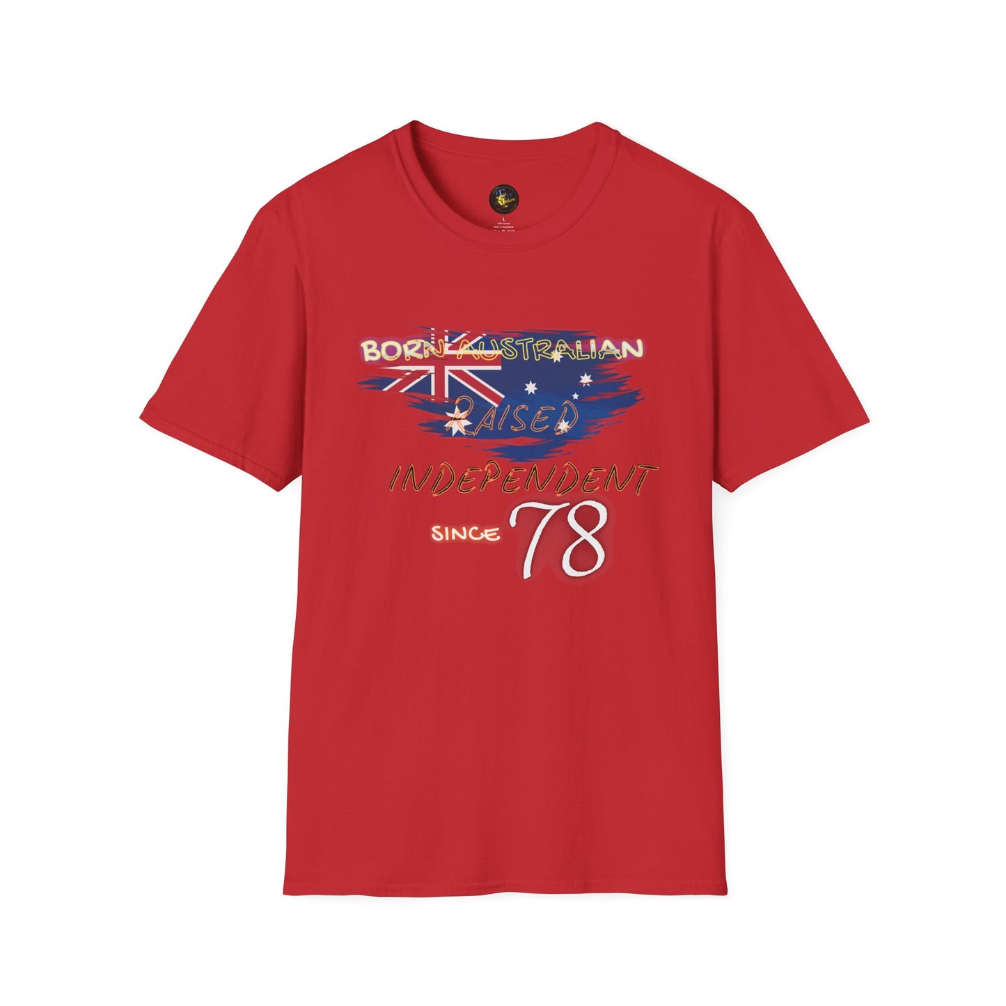 PERSONALIZE Born Australian Unisex Cotton T-Shirt - Independent Spirit Tee