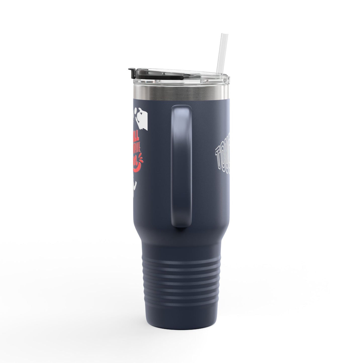 Football Season Touchdown Sporty Insulated Travel Mug, 40oz