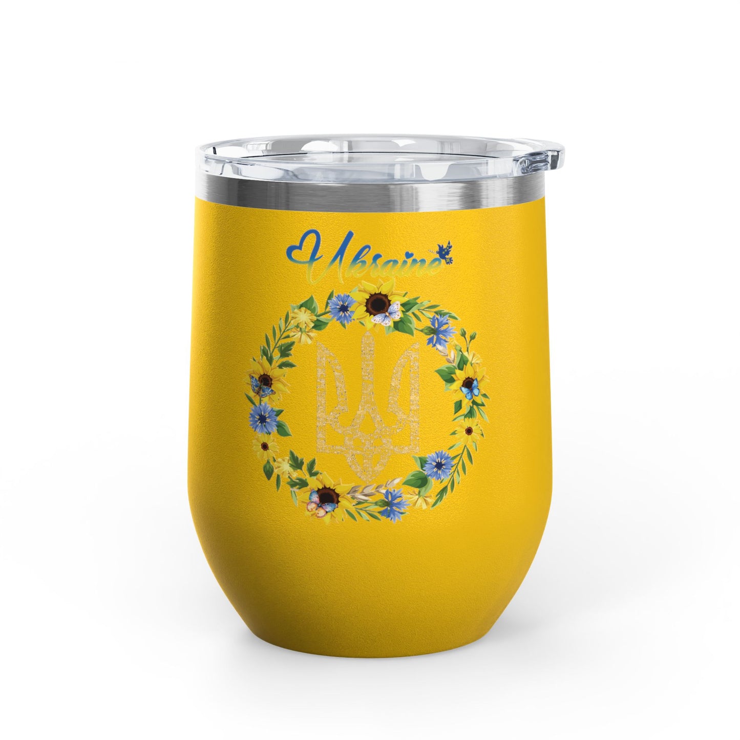 Heart of Ukraine Travel Mug Size 12oz