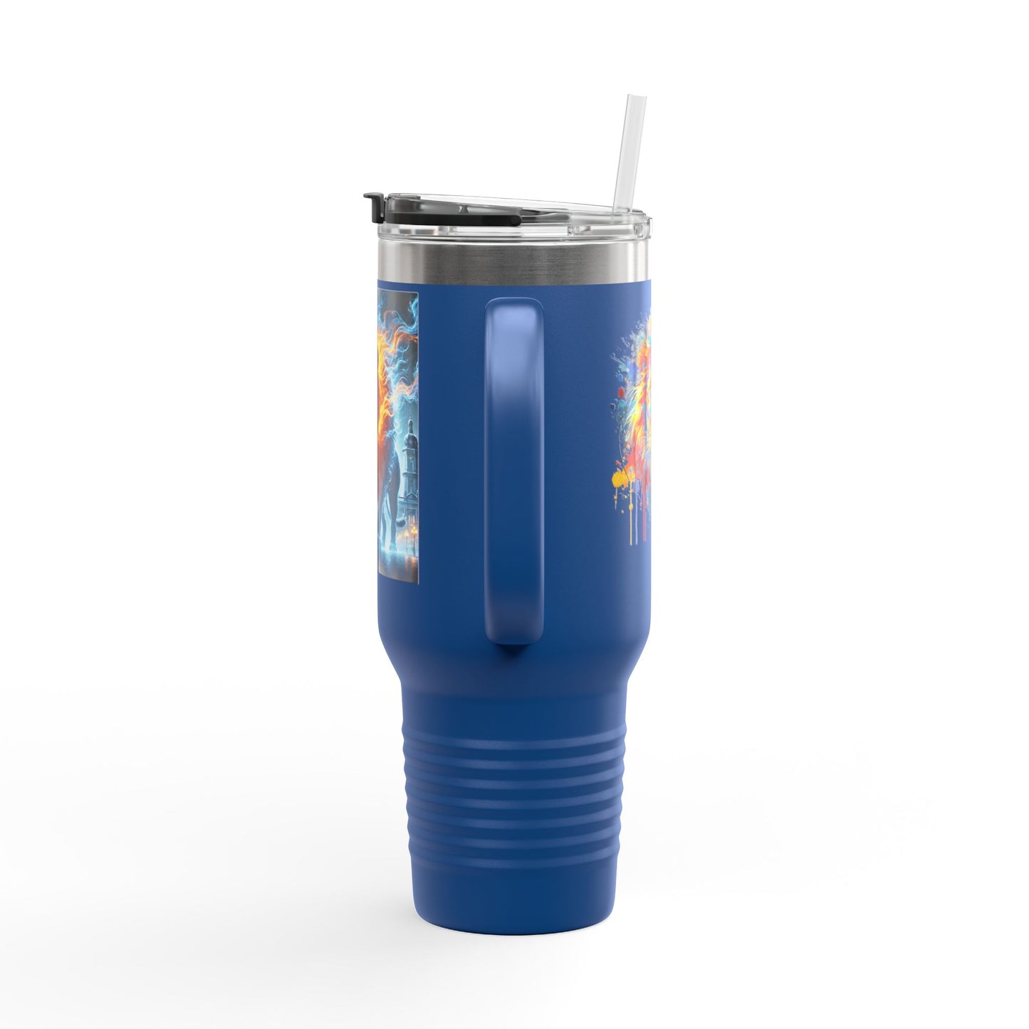 Lviv UA Vibrant Insulated Travel Mug, 40 oz