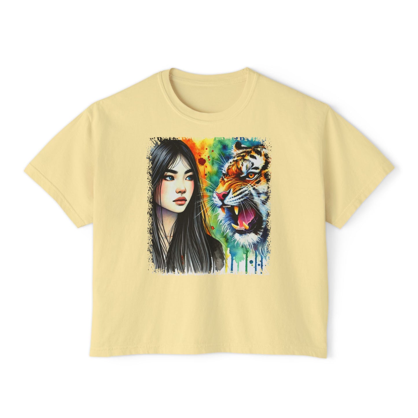 PERSONALIZE Whispers to the Wild - Oversized Boxy Fit Graphic T-shirt