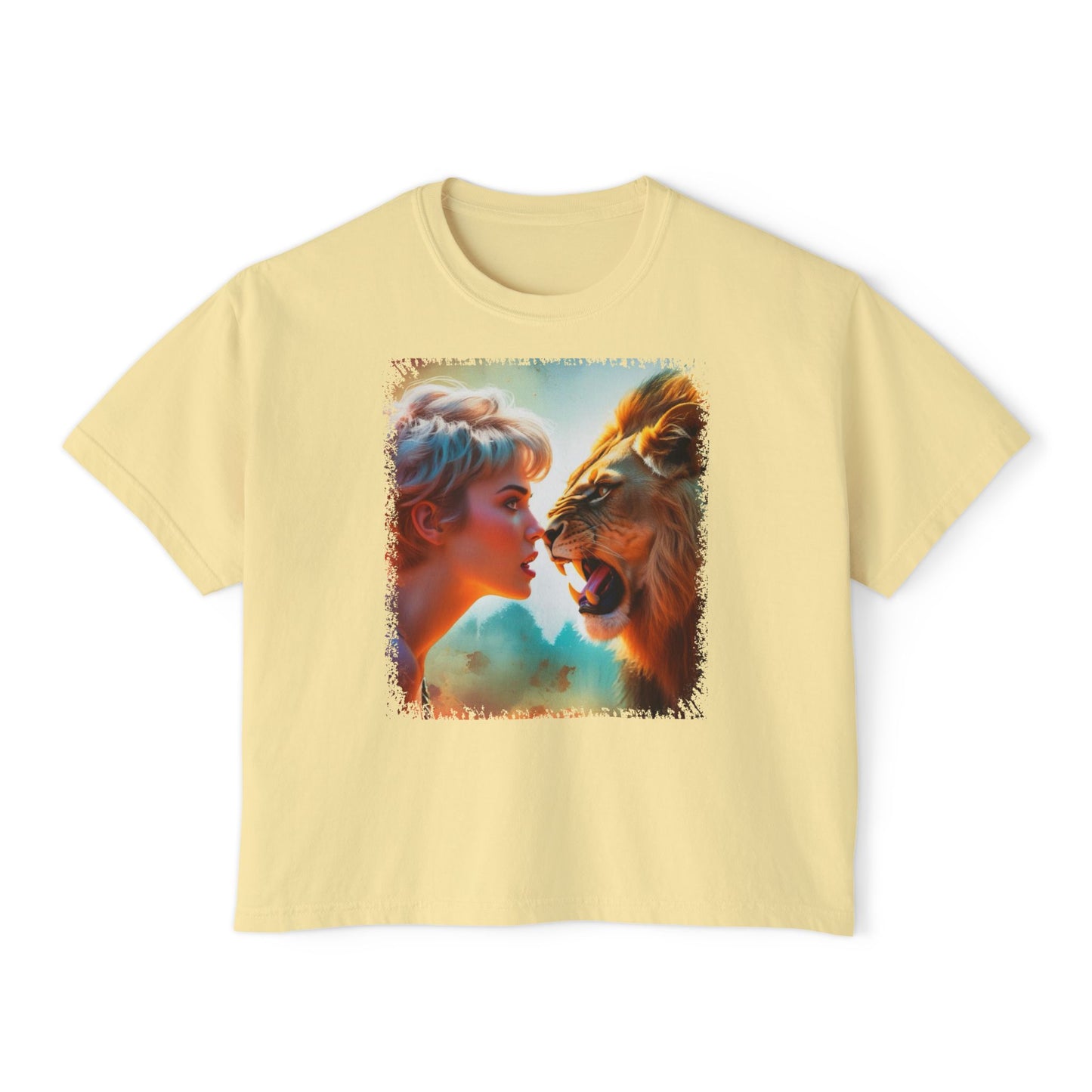 PERSONALIZE Grace Under Fire - Oversized Boxy Fit Graphic T-shirt