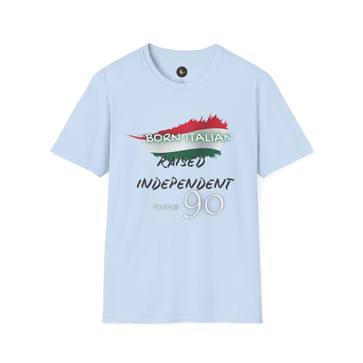 PERSONALIZE Born Italian Cotton T-Shirt - Independent Spirit Tee