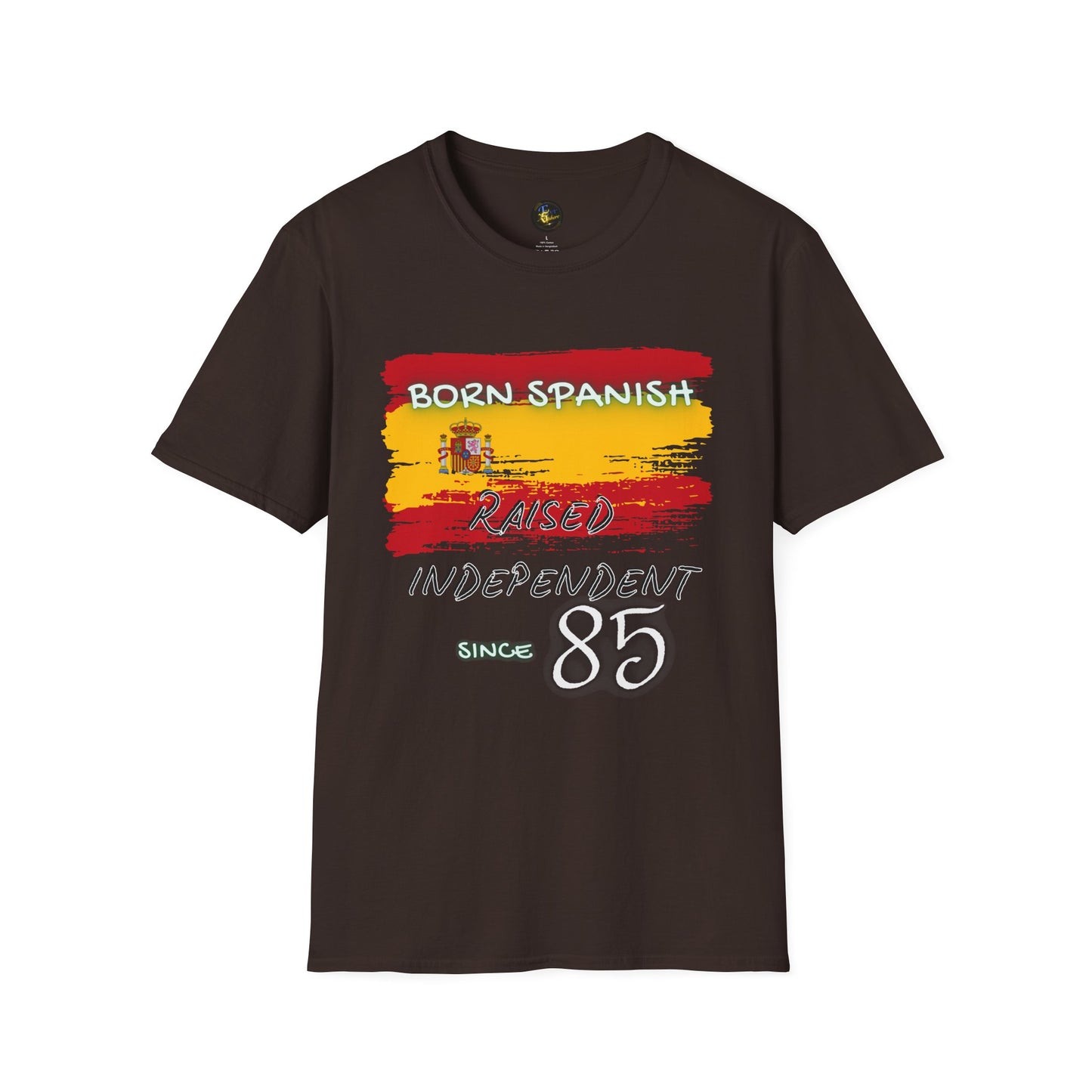 PERSONALIZE Born Spanish Unisex Cotton T-Shirt - Independent Spirit Tee