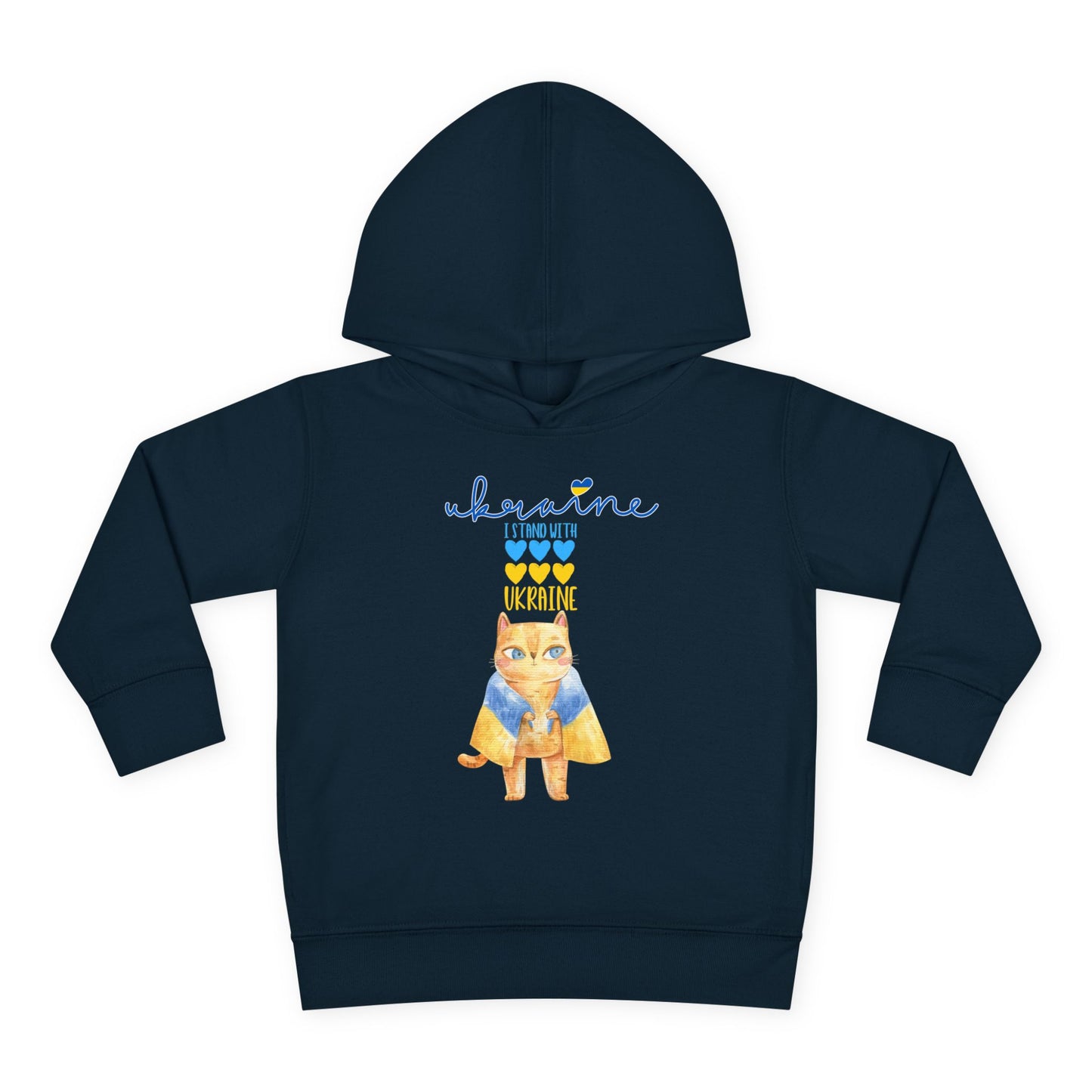 Toddler Pride in Blue & Yellow Fleece Hoodie