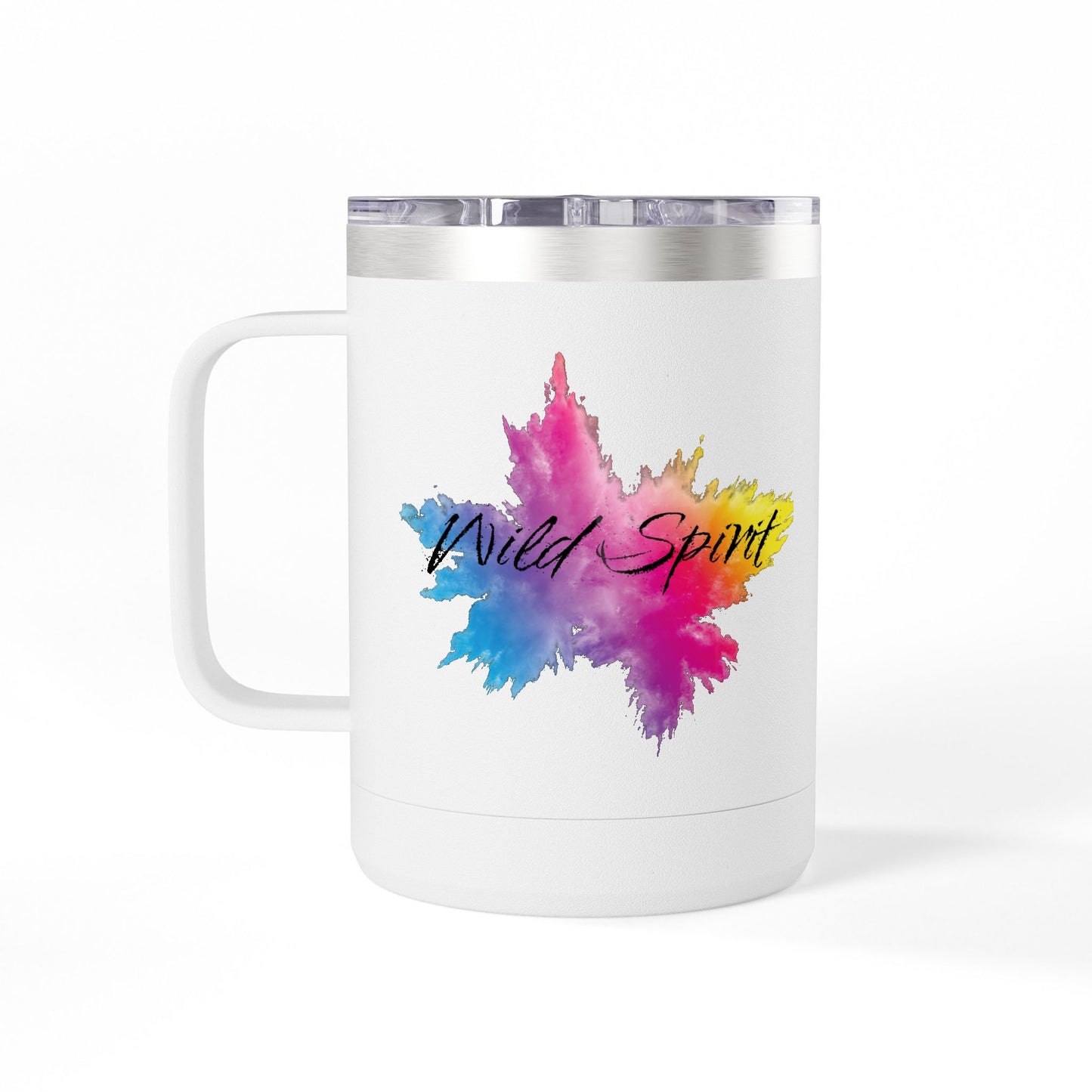 Ukrainian Wild Spirit Girl Mug Tumbler, 15oz