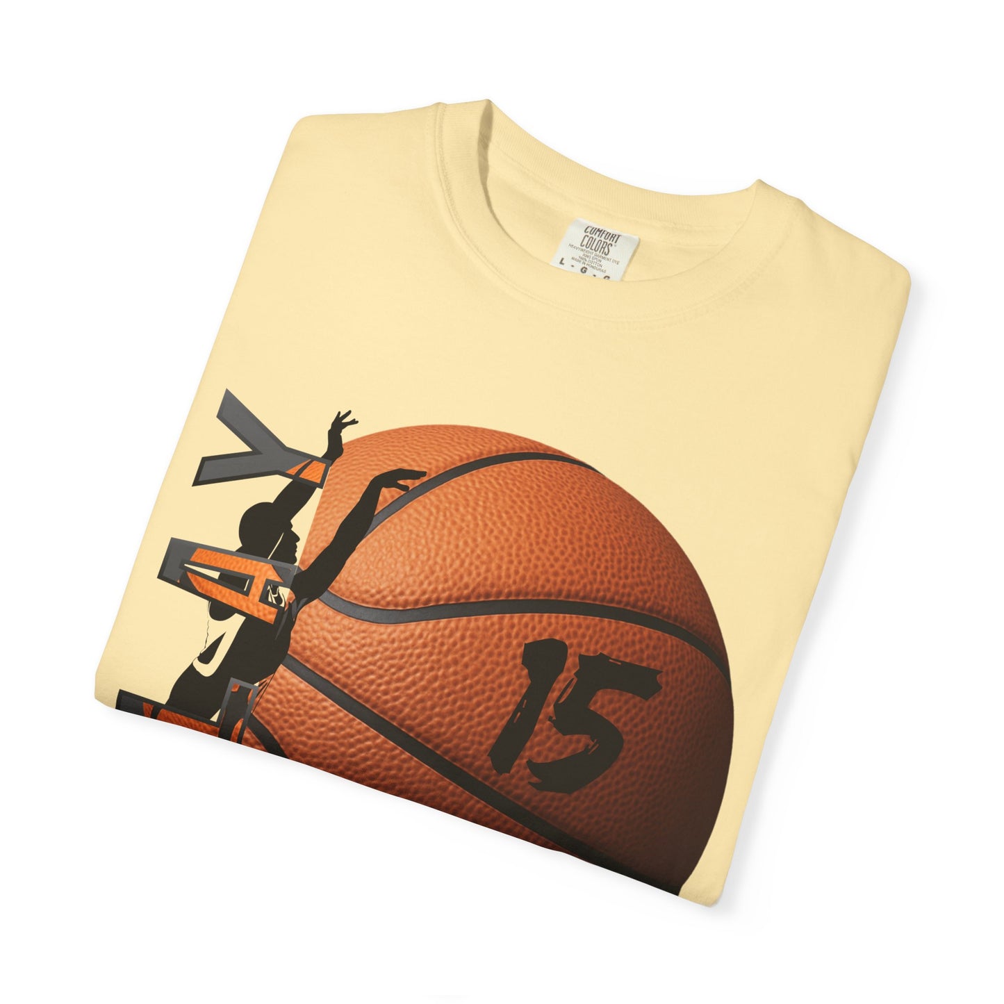 PERSONALIZE Unisex Basketball Garment-Dyed T-shirt Always in Play Mode